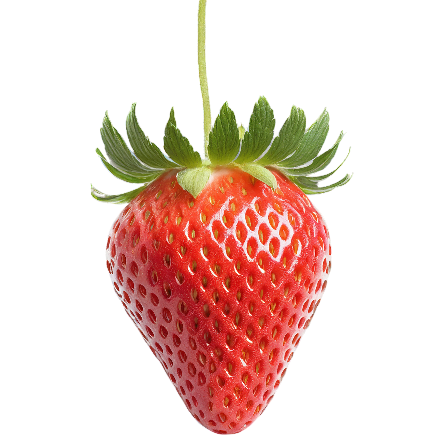 Strawberry fruit isolated on transparent background #1818