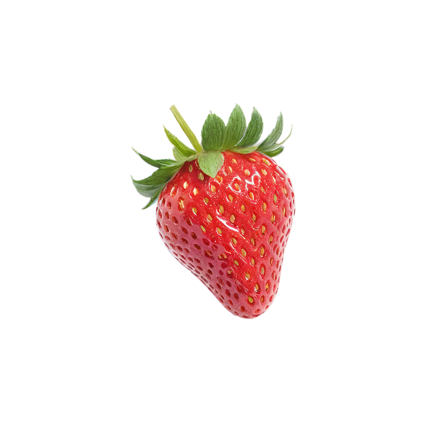 Strawberry fruit isolated on transparent background #1819