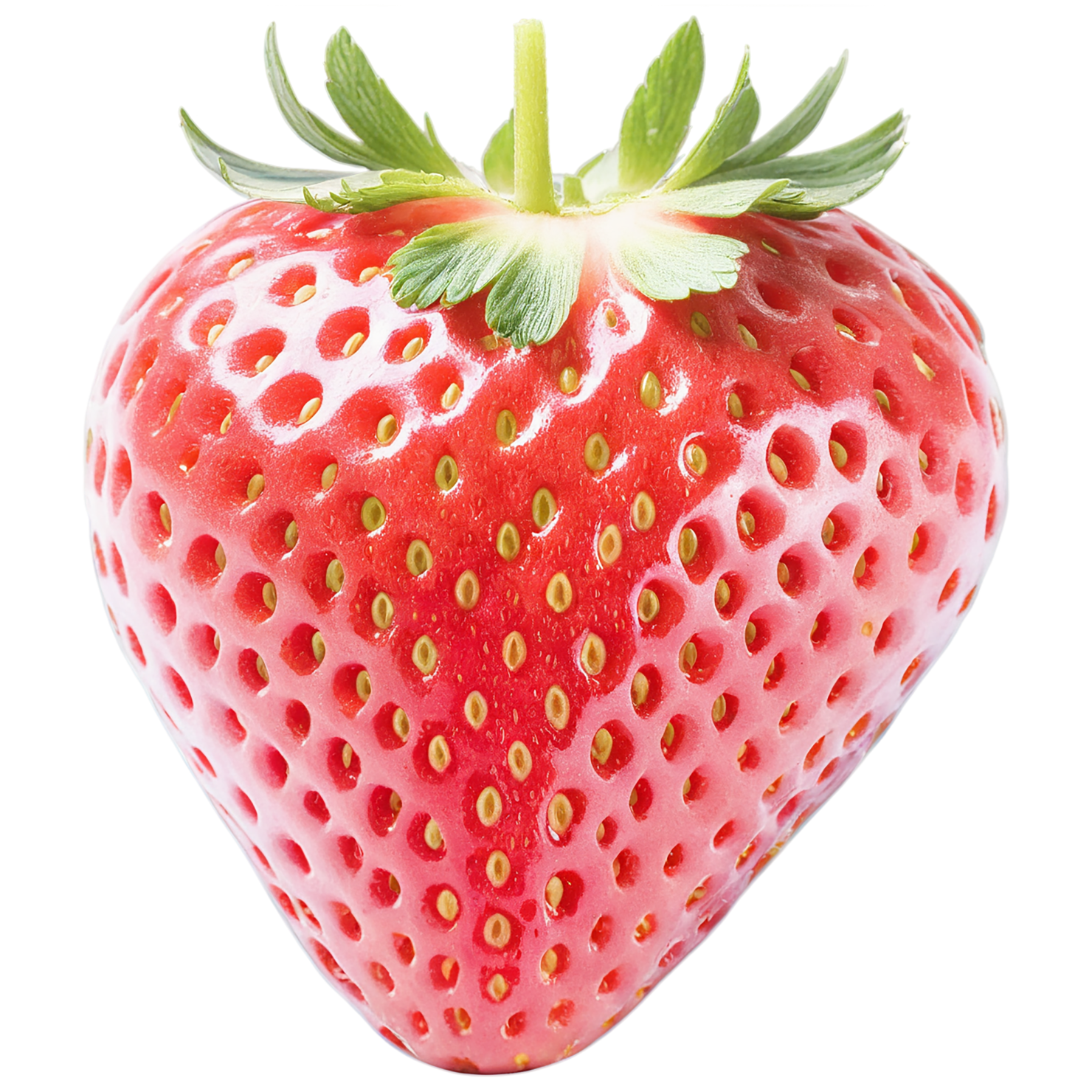 Strawberry fruit isolated on transparent background #1820