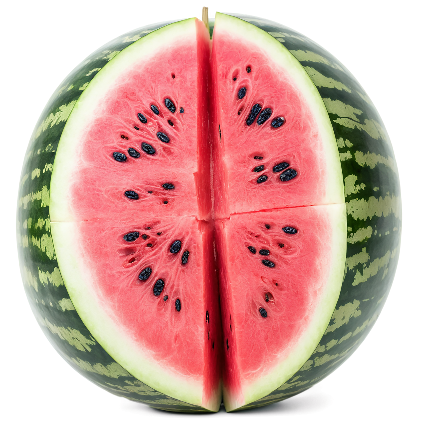 Watermelon fruit isolated on transparent background #1825