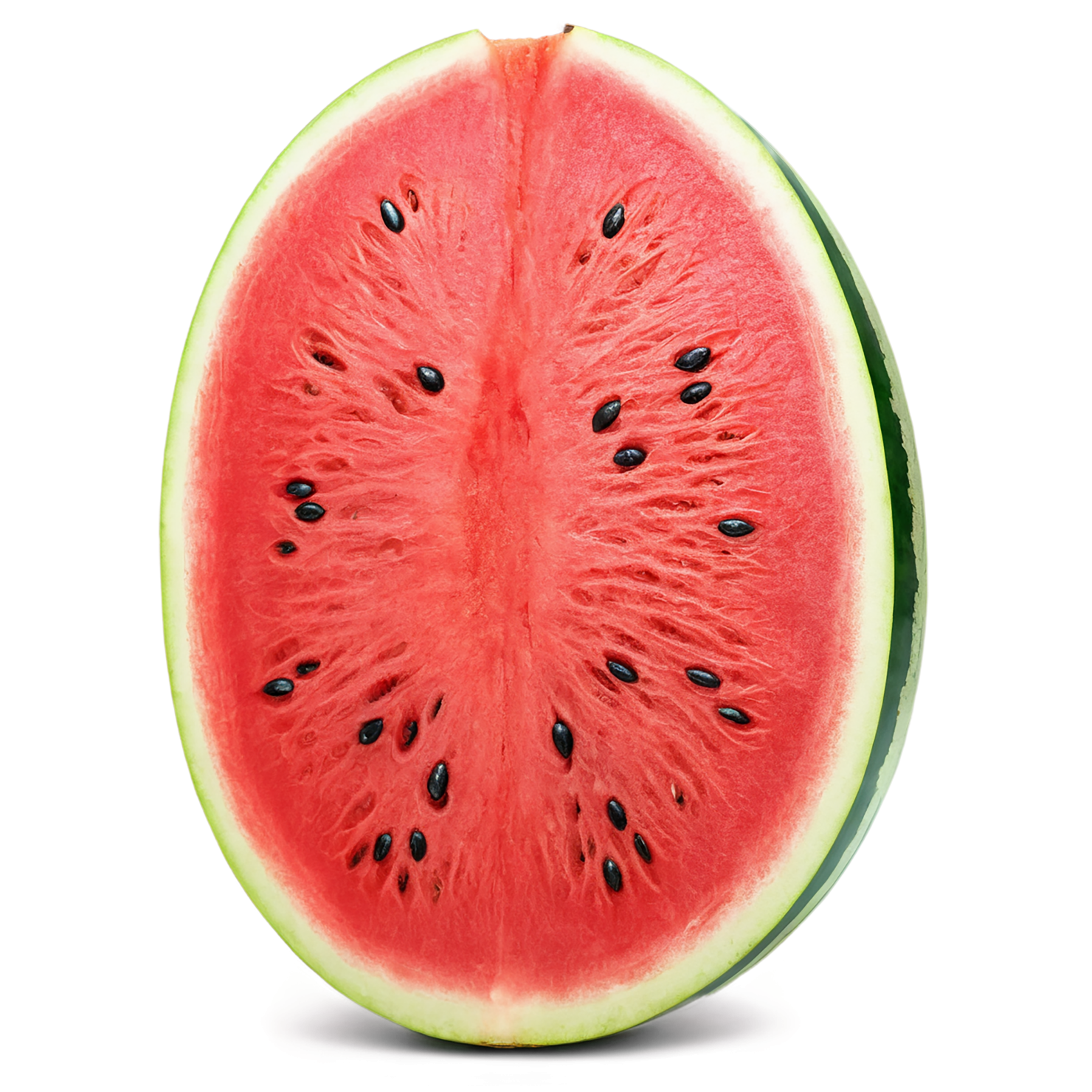 Watermelon fruit isolated on transparent background #1836