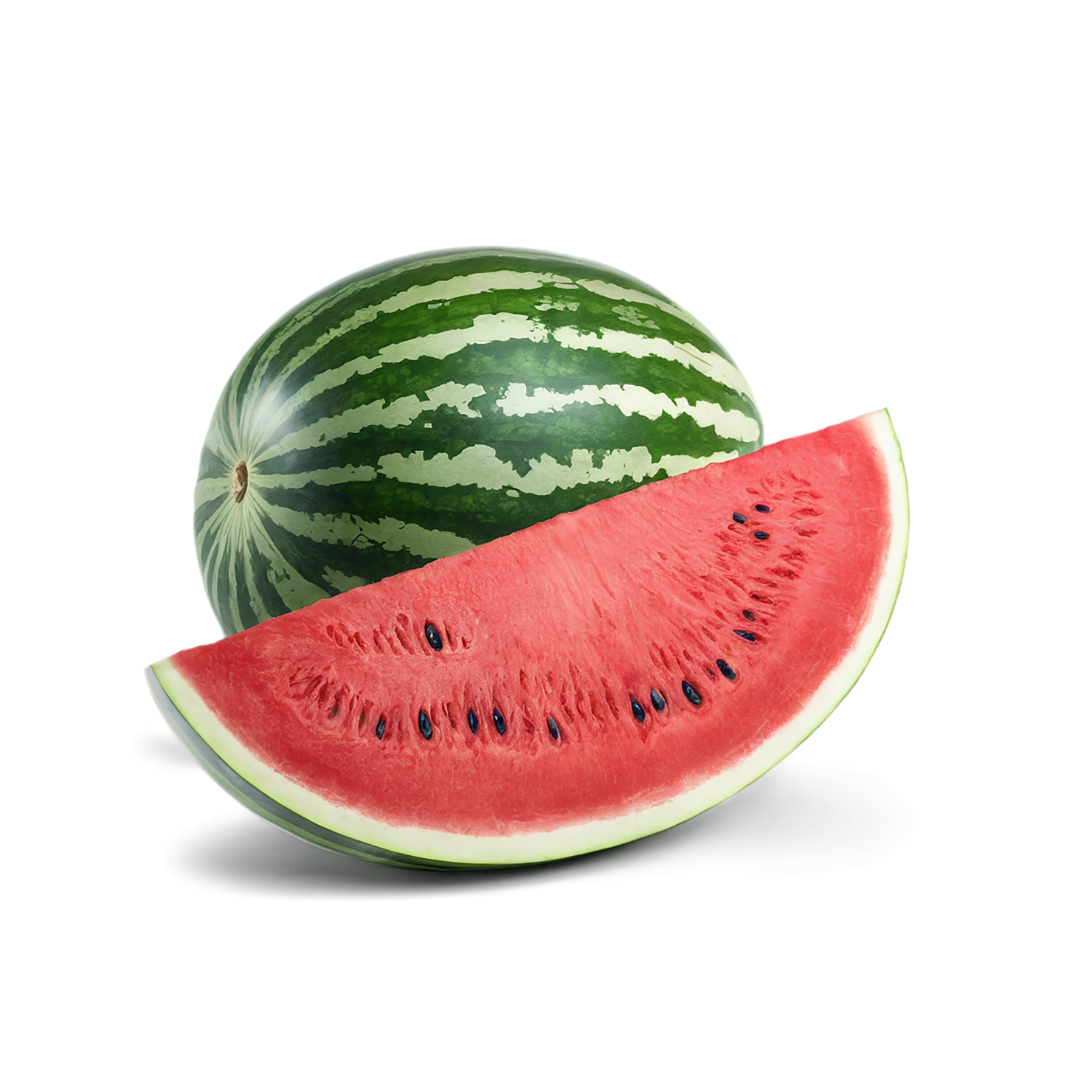 Watermelon fruit isolated on transparent background #1837