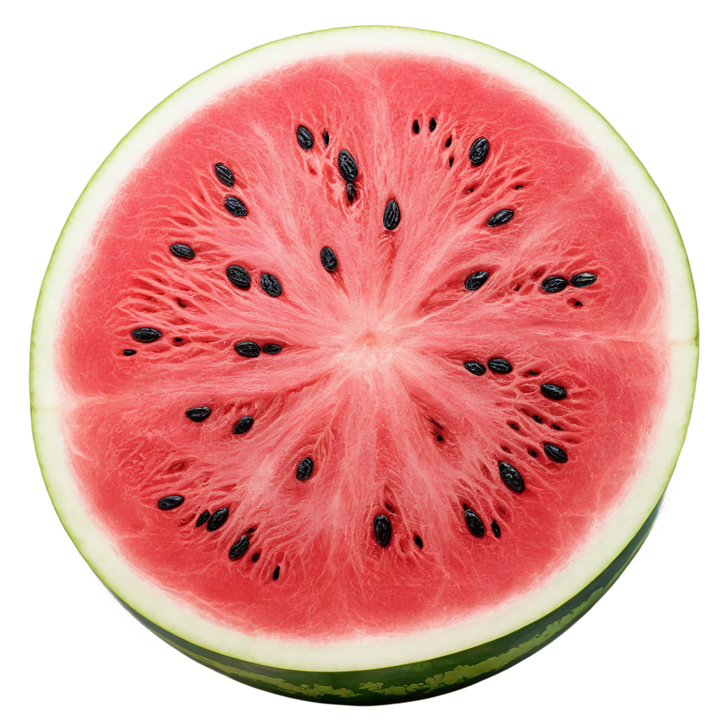 Watermelon fruit isolated on transparent background #1840