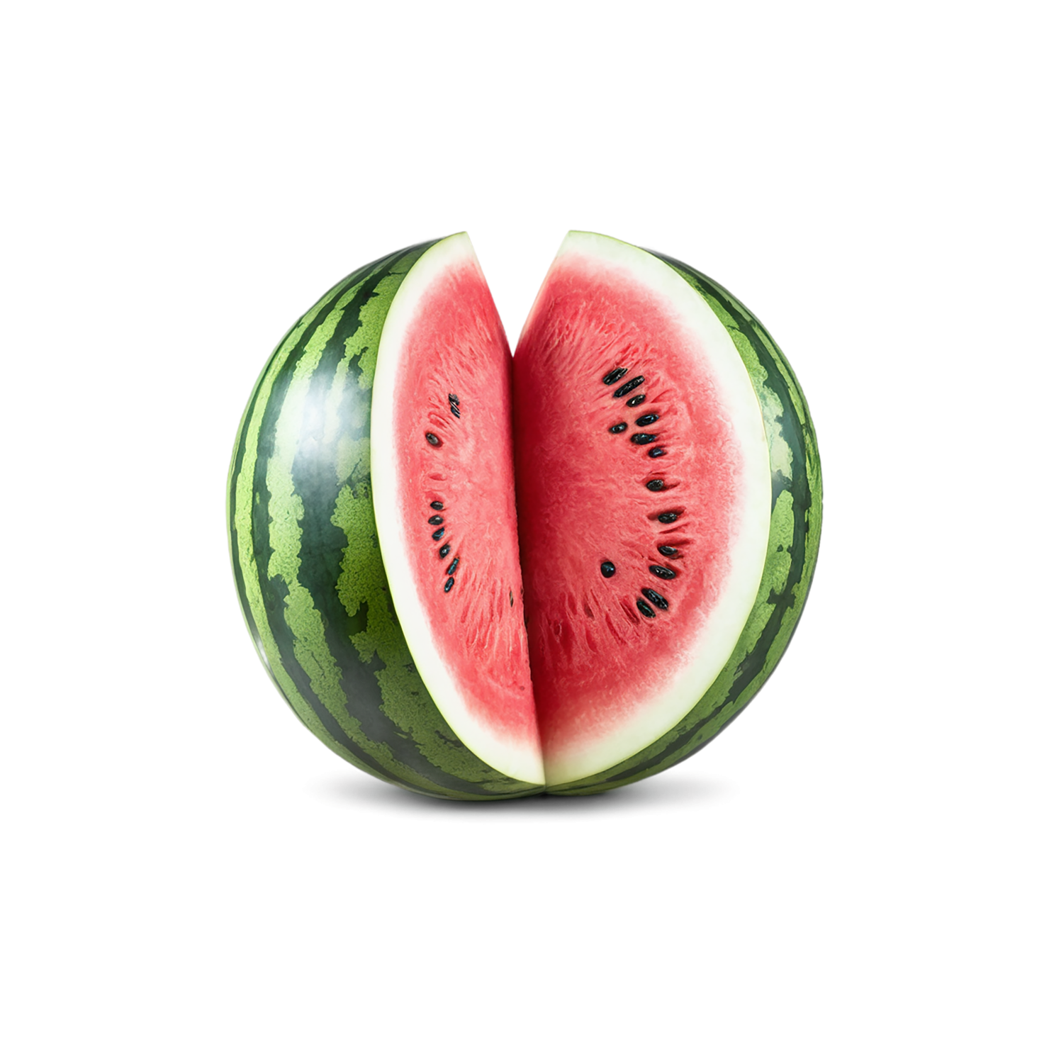 Watermelon fruit isolated on transparent background #1846