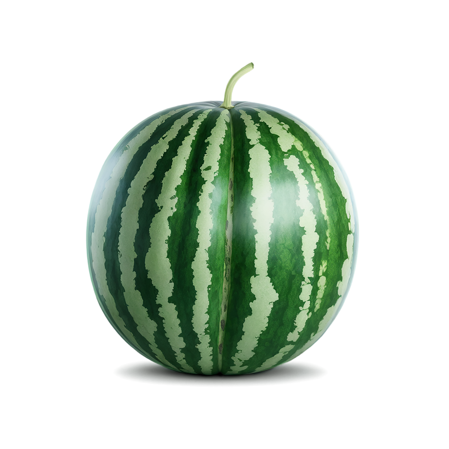 Watermelon fruit isolated on transparent background #1847