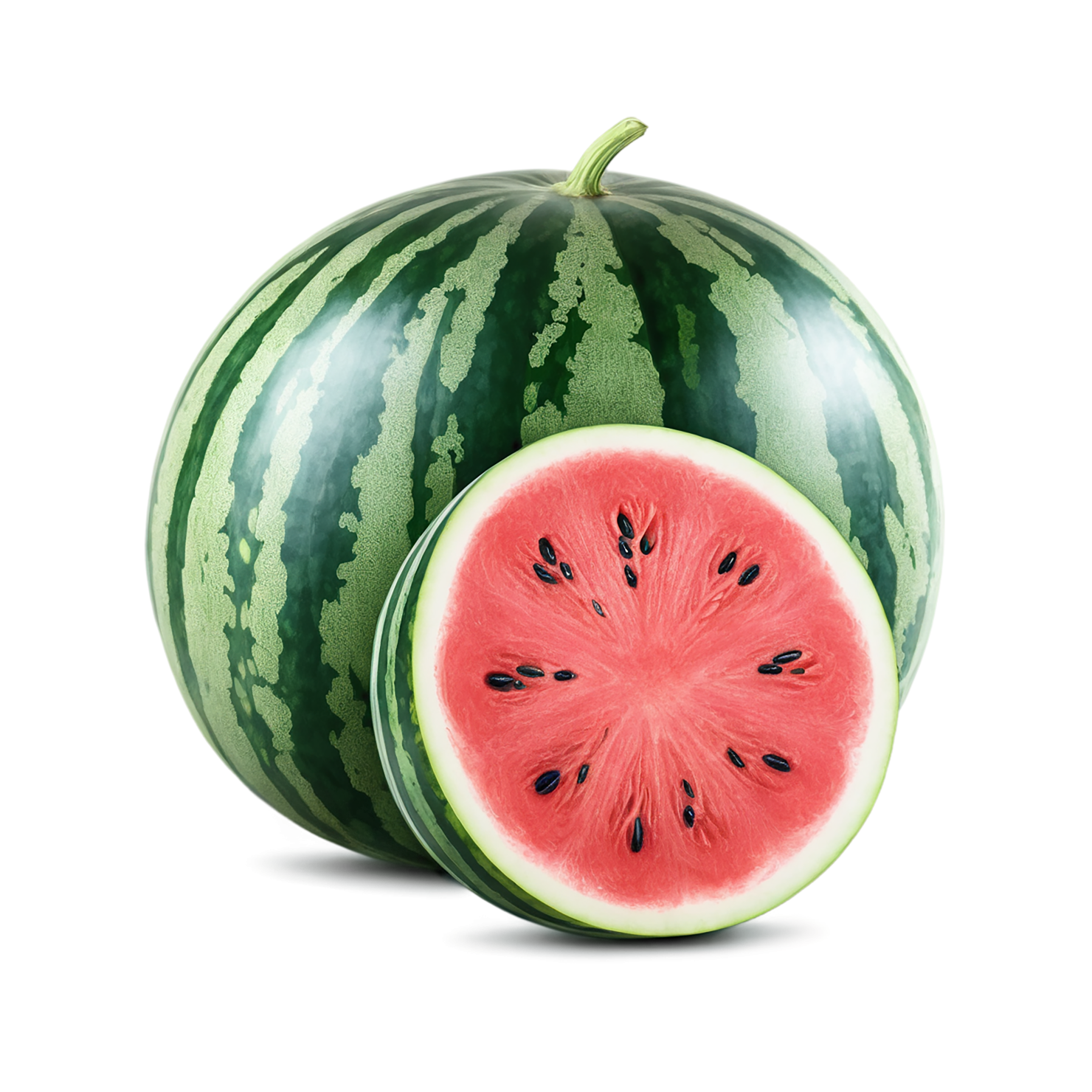 Watermelon fruit isolated on transparent background #1862