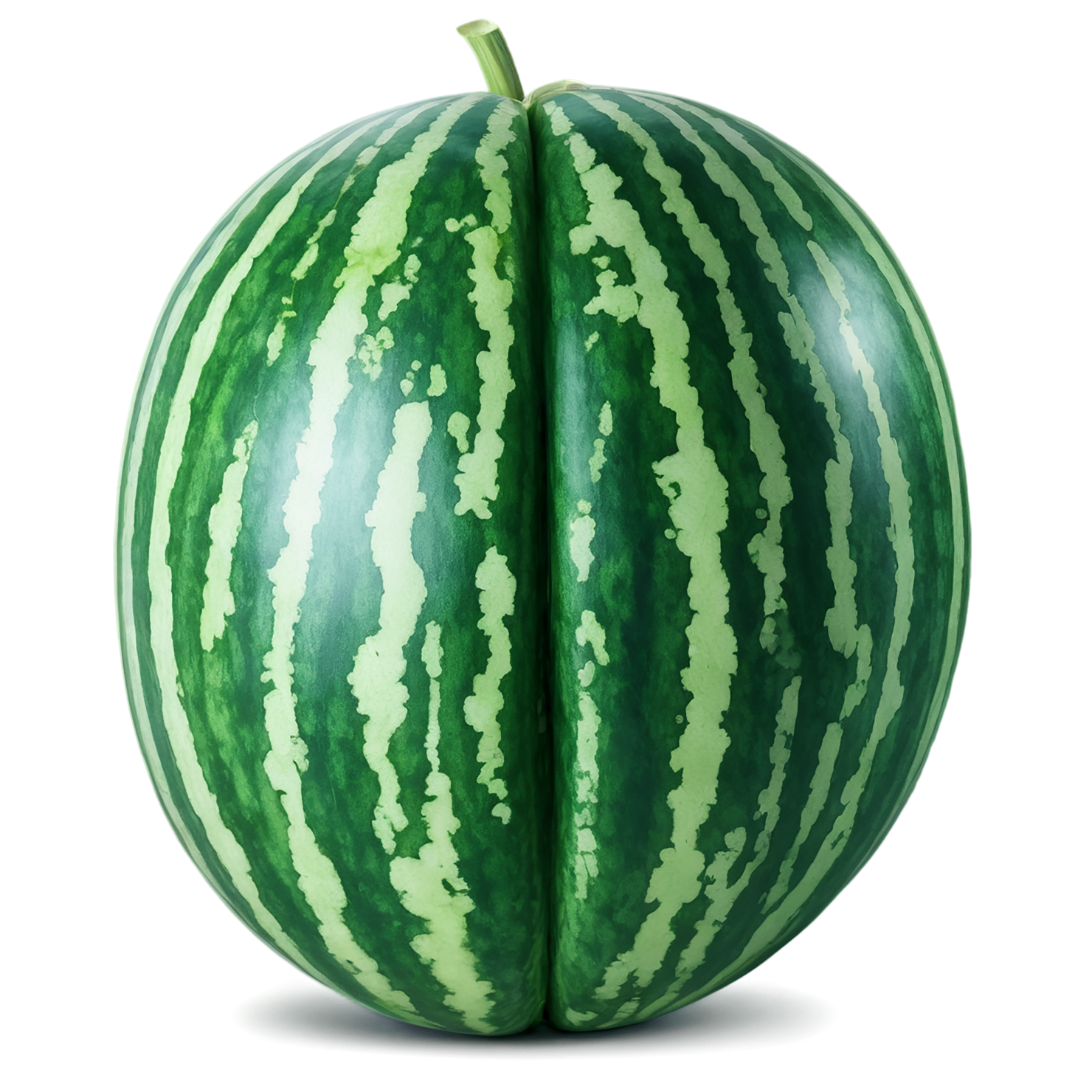 Watermelon fruit isolated on transparent background #1863