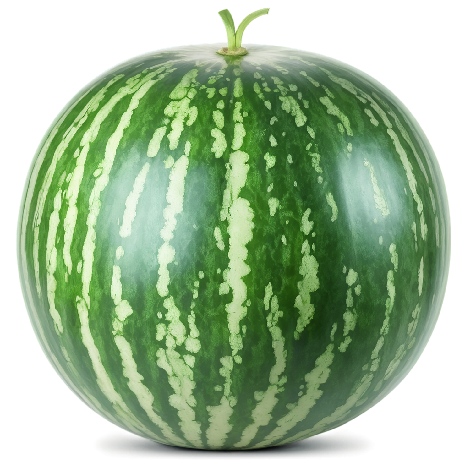 Watermelon fruit isolated on transparent background #1866