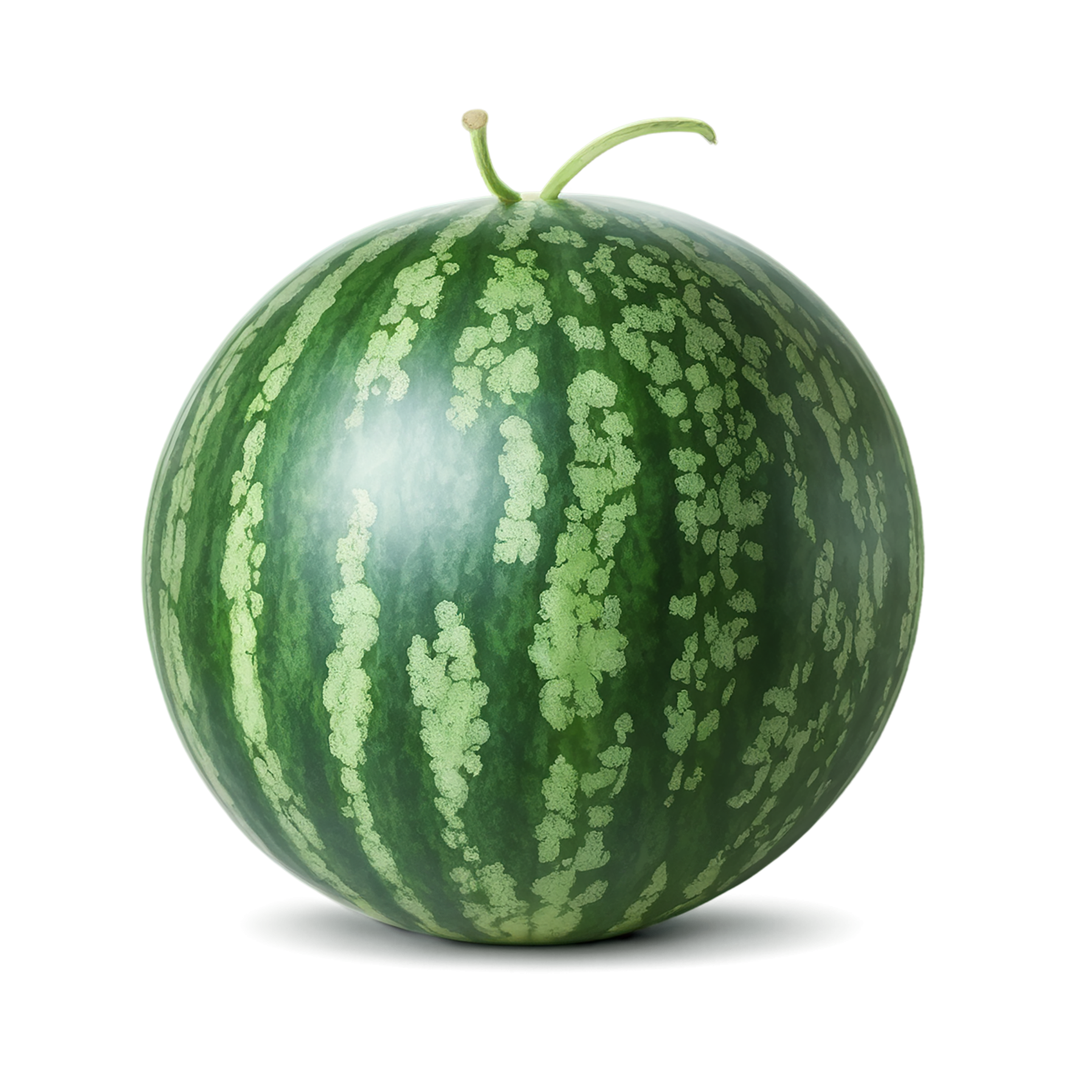 Watermelon fruit isolated on transparent background #1885