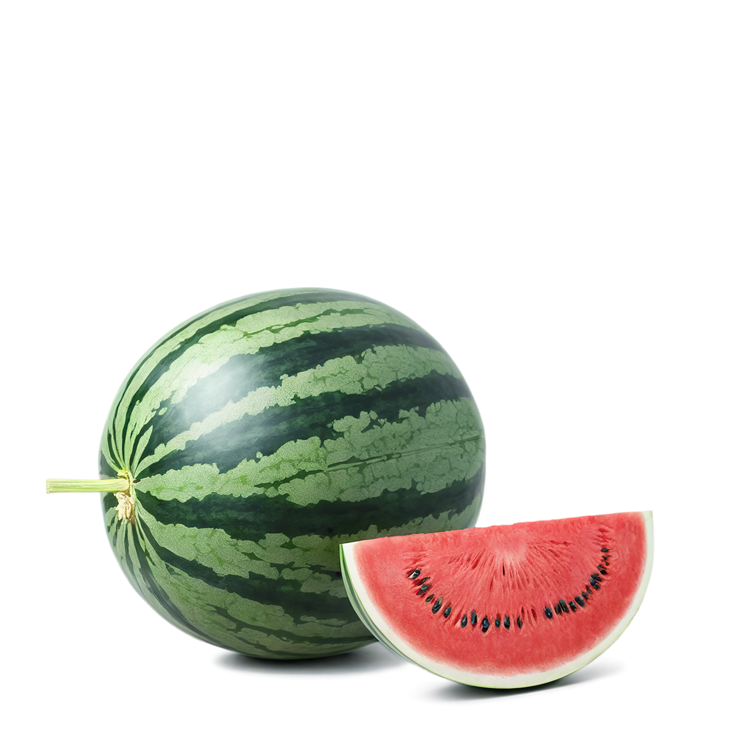 Watermelon fruit isolated on transparent background #1889