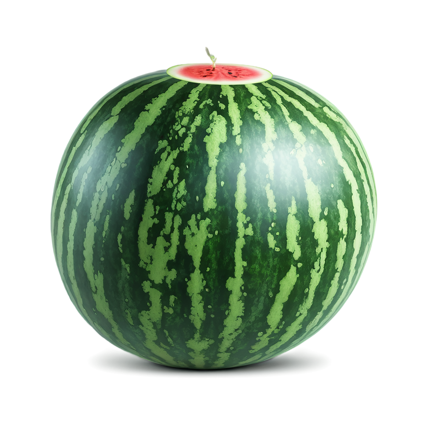 Watermelon fruit isolated on transparent background #1890