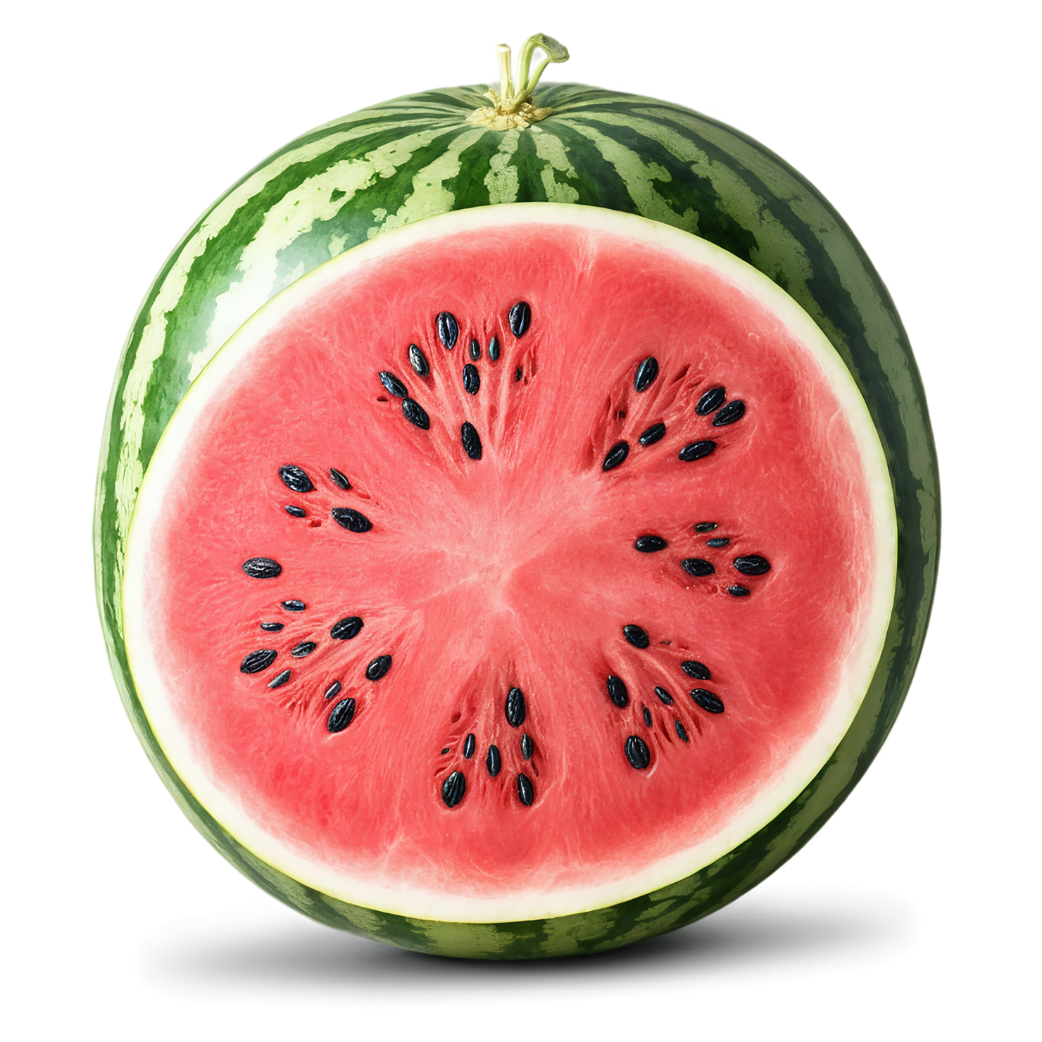 Watermelon fruit isolated on transparent background #1894