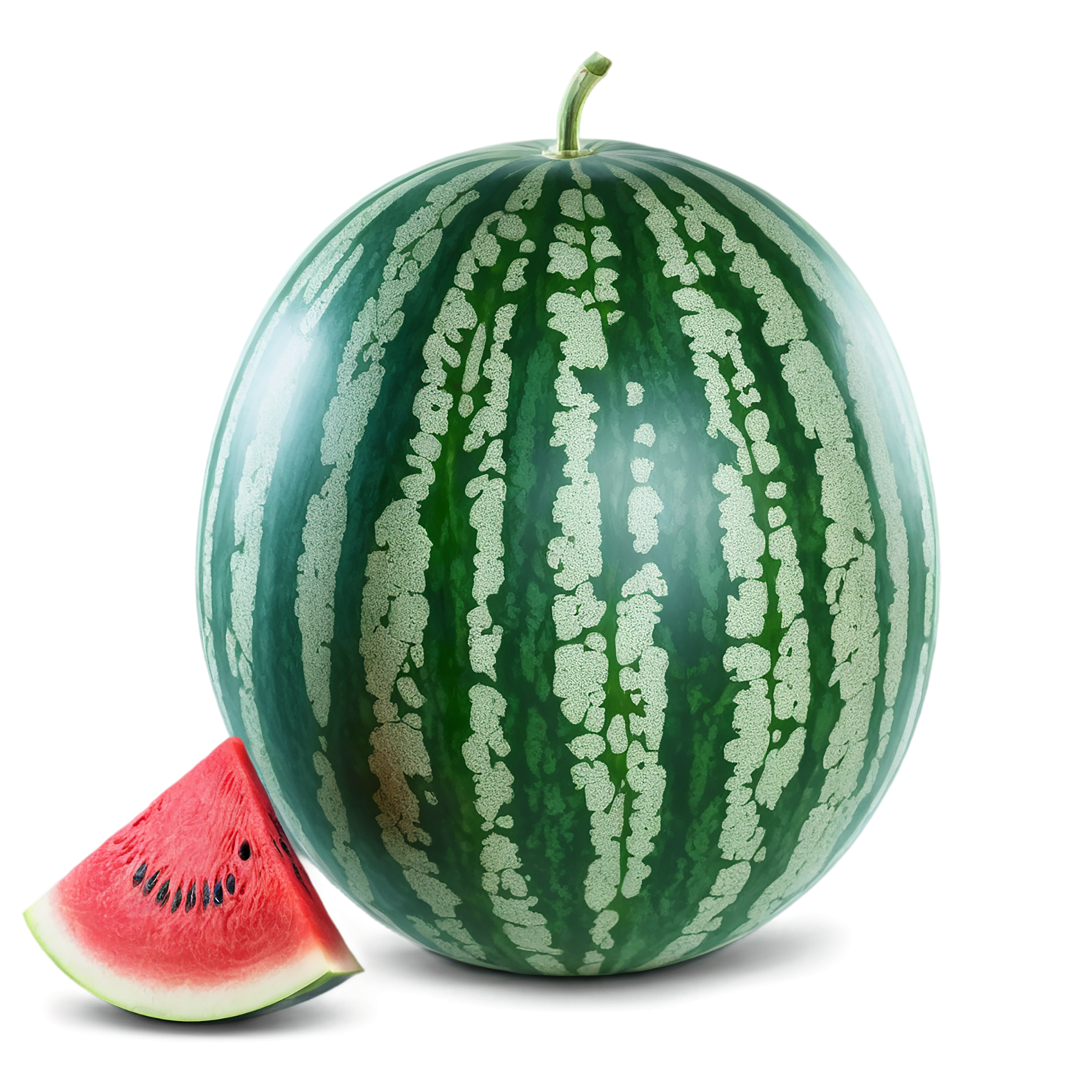 Watermelon fruit isolated on transparent background #1902