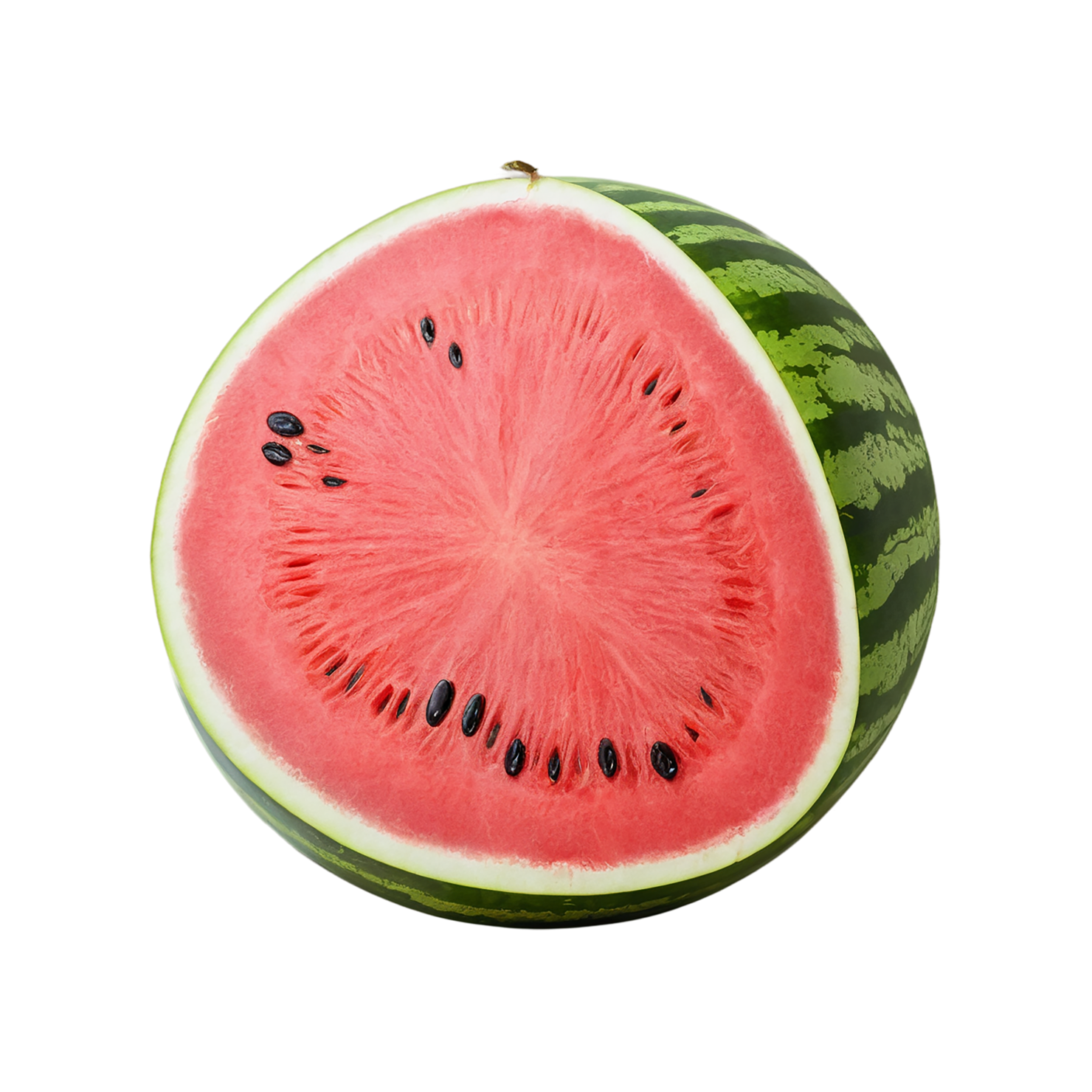 Watermelon fruit isolated on transparent background #1907