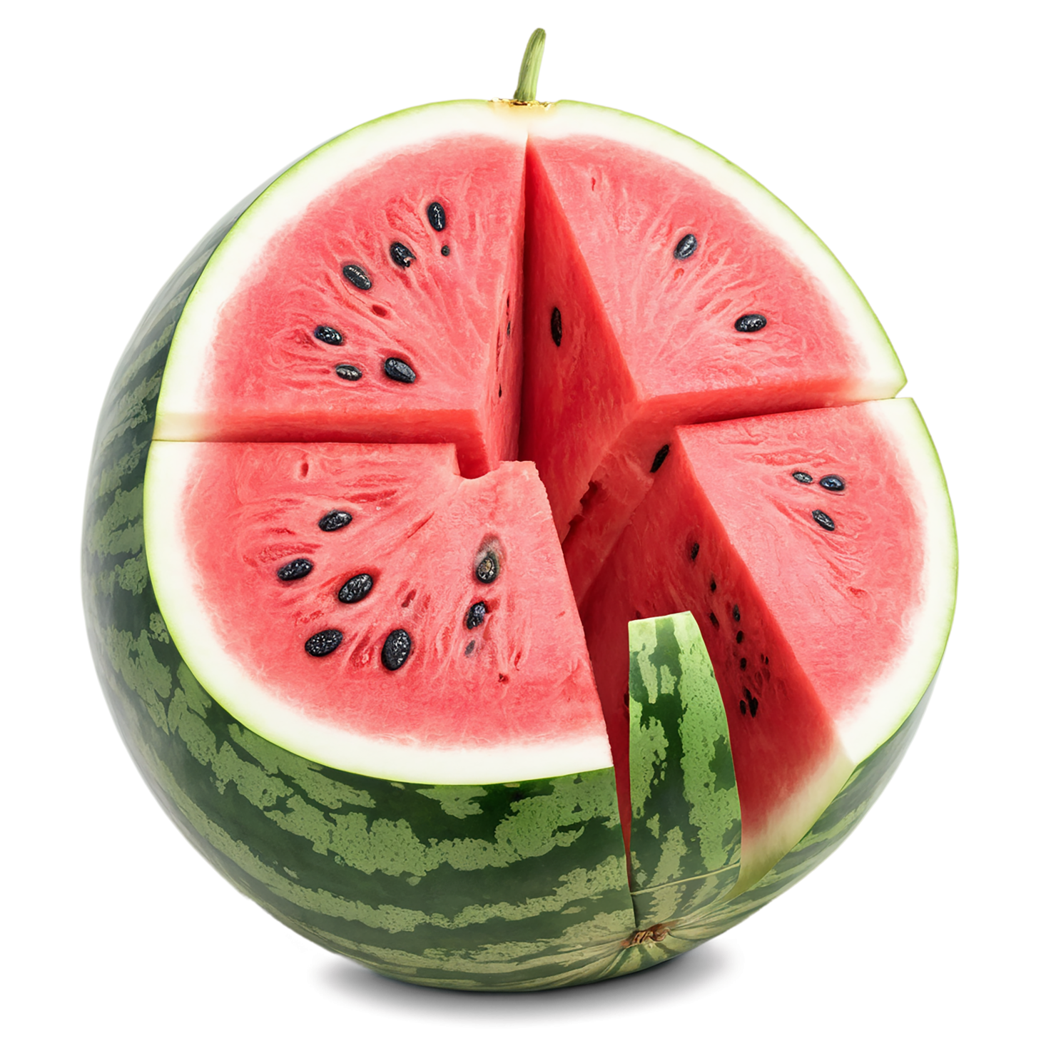 Watermelon fruit isolated on transparent background #1909