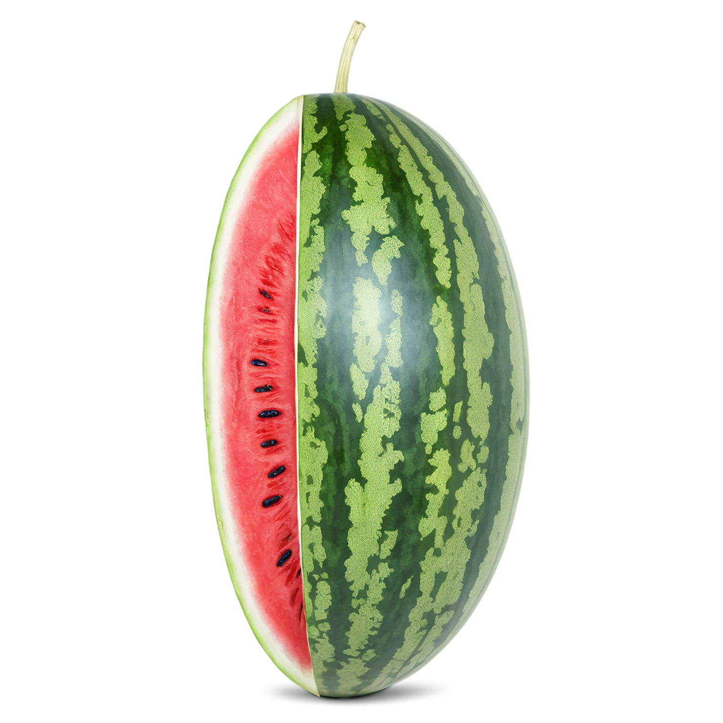 Watermelon fruit isolated on transparent background #1911