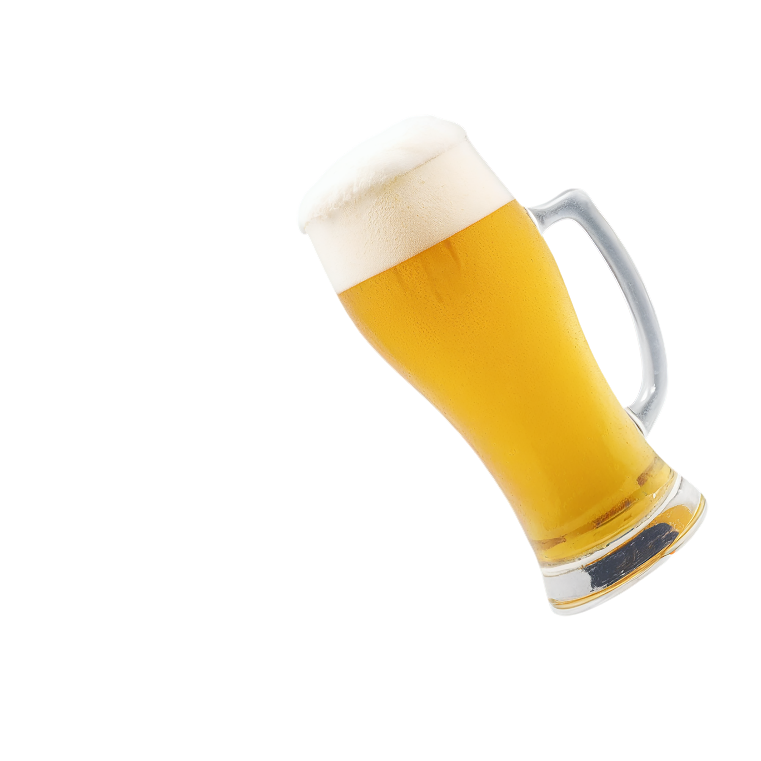 A glass of beer isolated on transparent background #1949