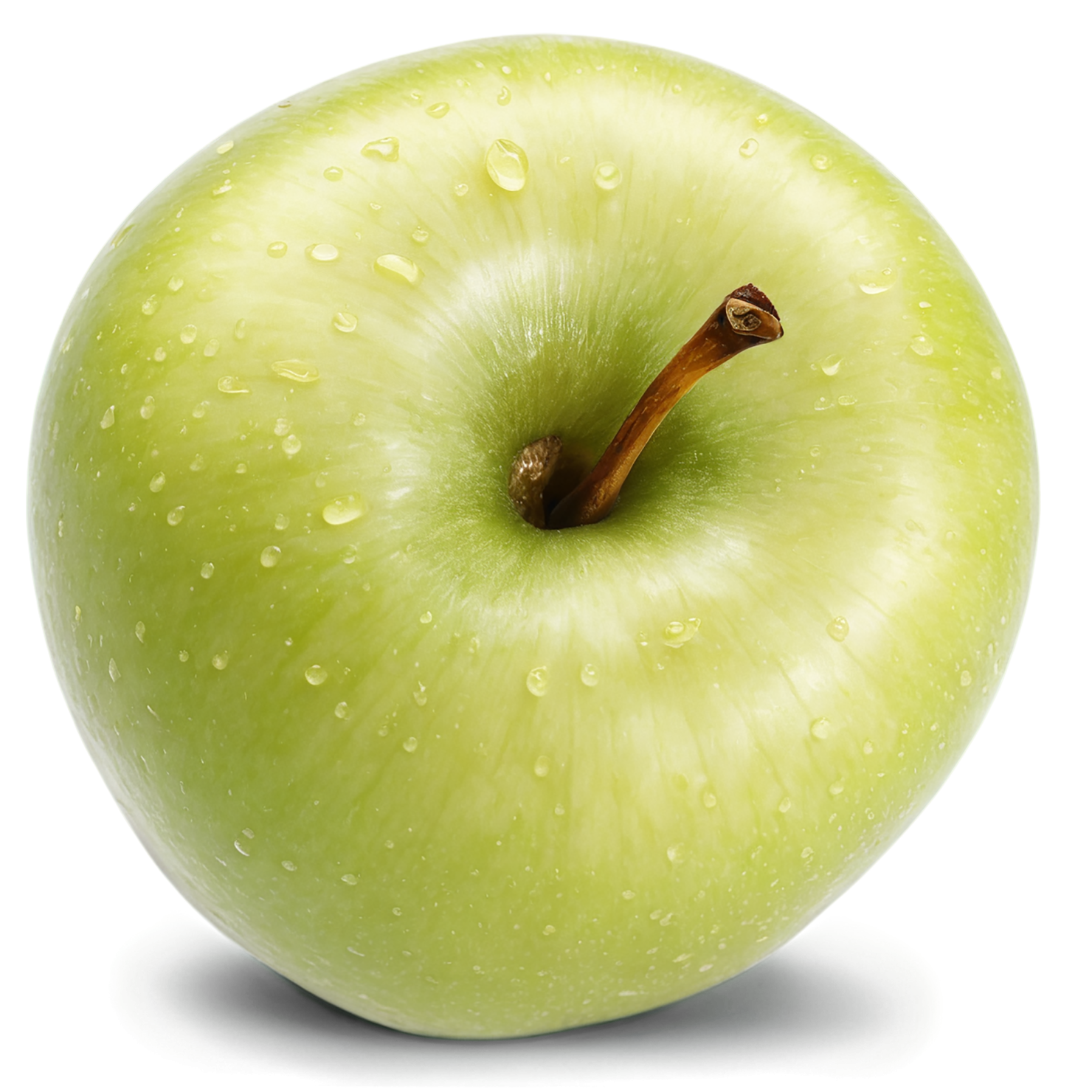Green apple fruit isolated on transparent background #1917