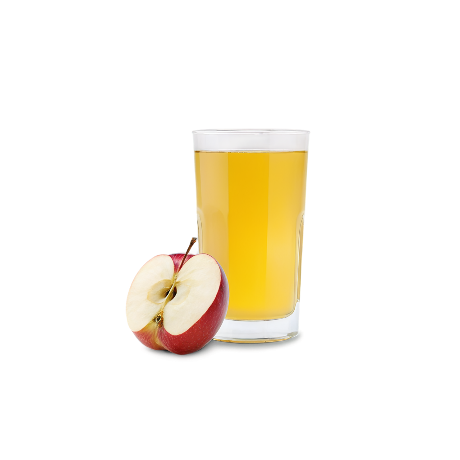 Glass of apple juice isolated on transparent background #1935