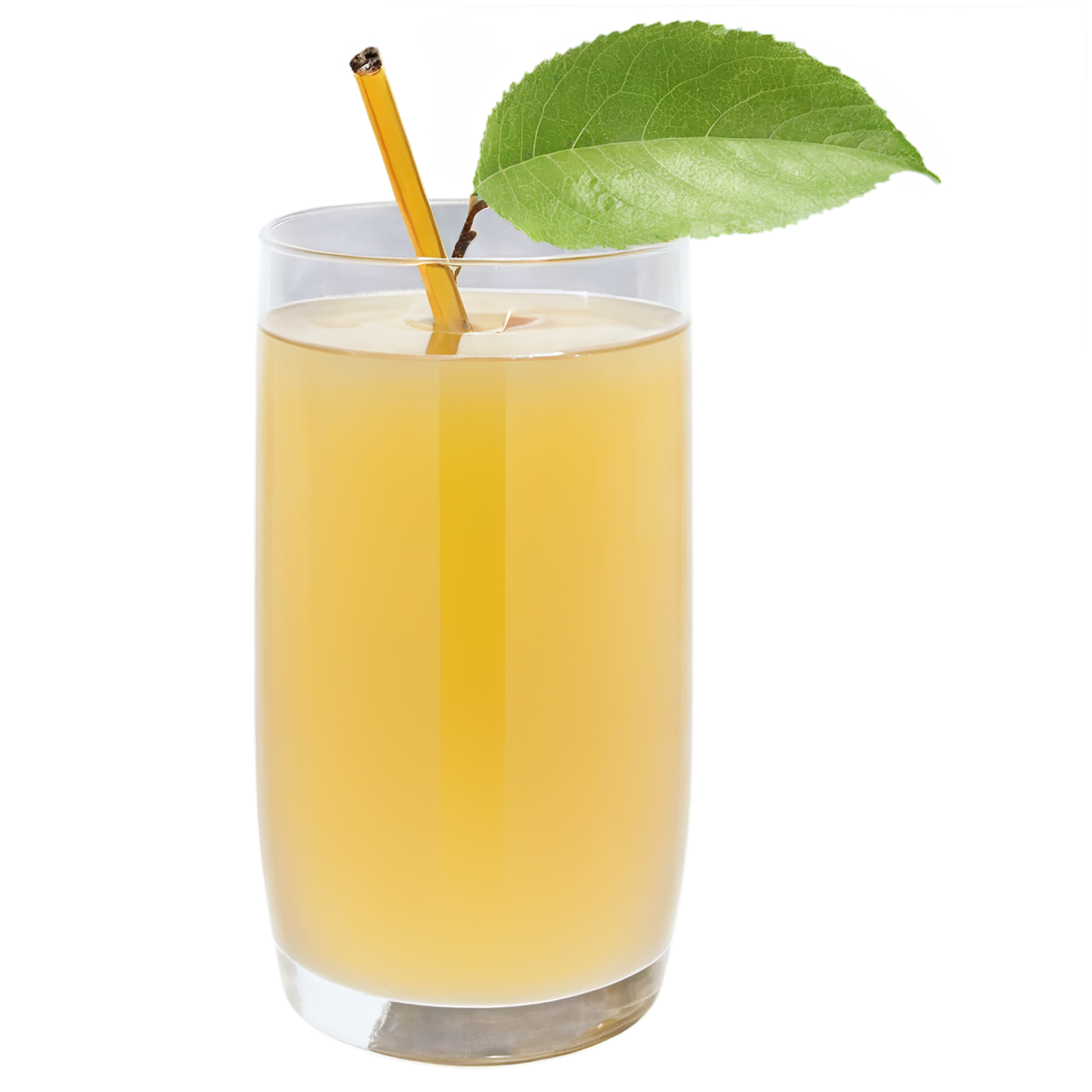 Glass of apple juice isolated on transparent background #1936