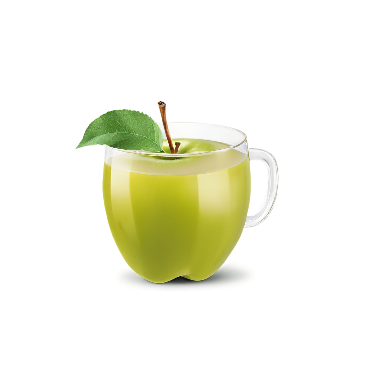 Glass of apple juice isolated on transparent background #1938
