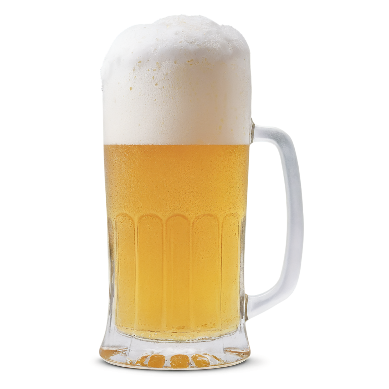 A glass of beer isolated on transparent background #1957