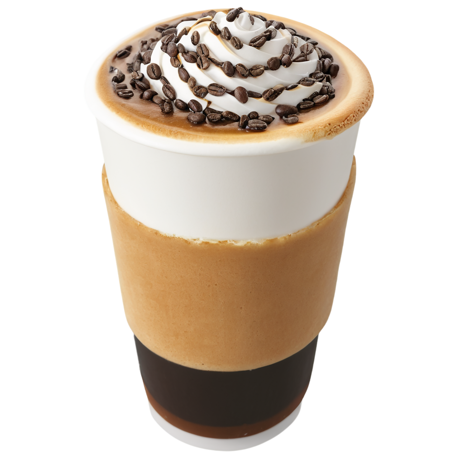 Caffettino cup isolated on transparent background #1982
