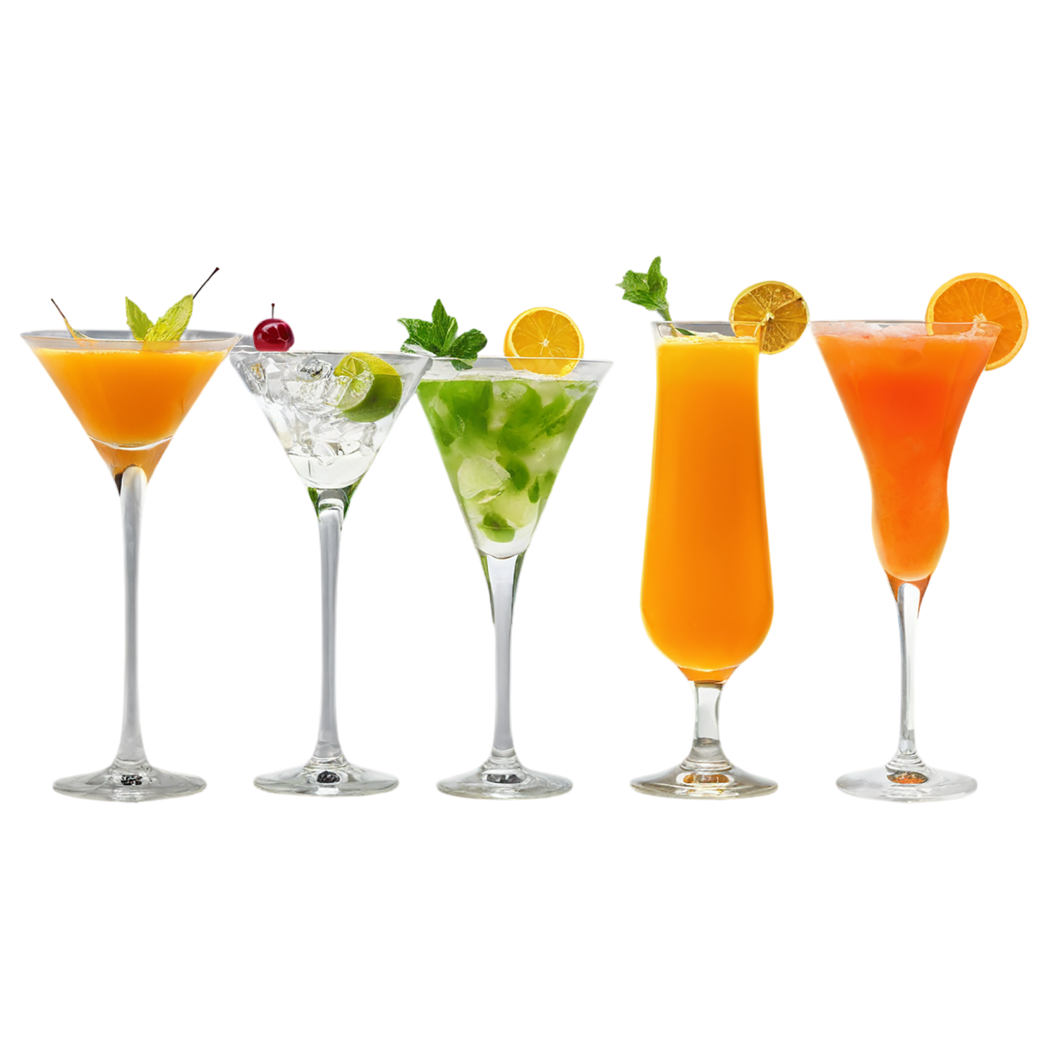 Cocktail glass isolated on transparent background #2002