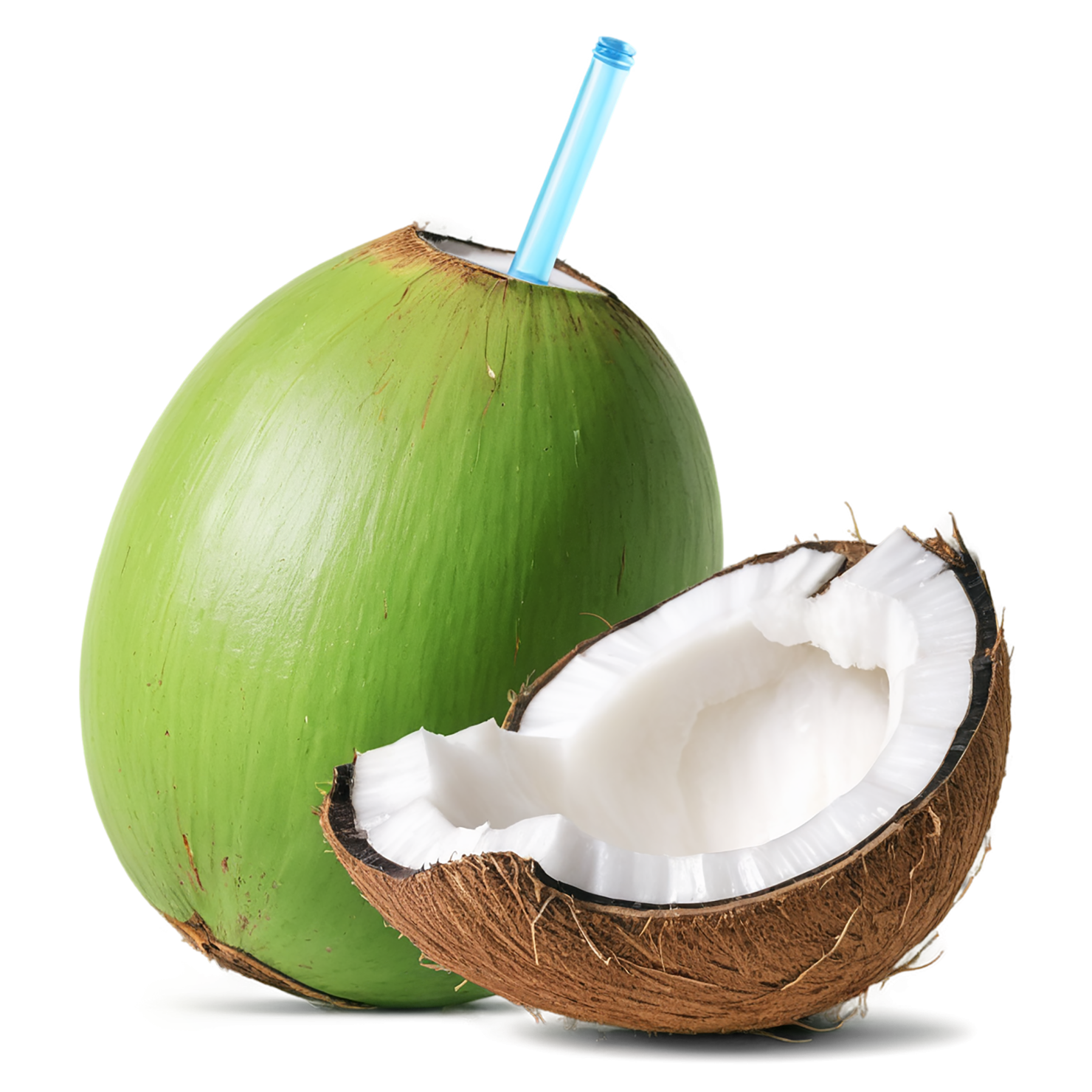 Coconut water isolated on transparent background #2018