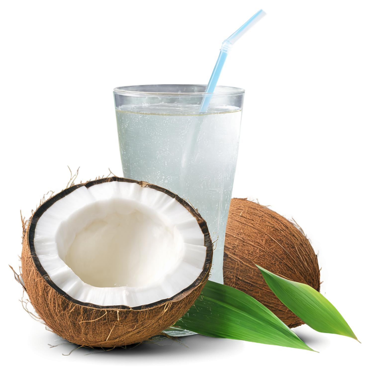 Coconut water isolated on transparent background #2019
