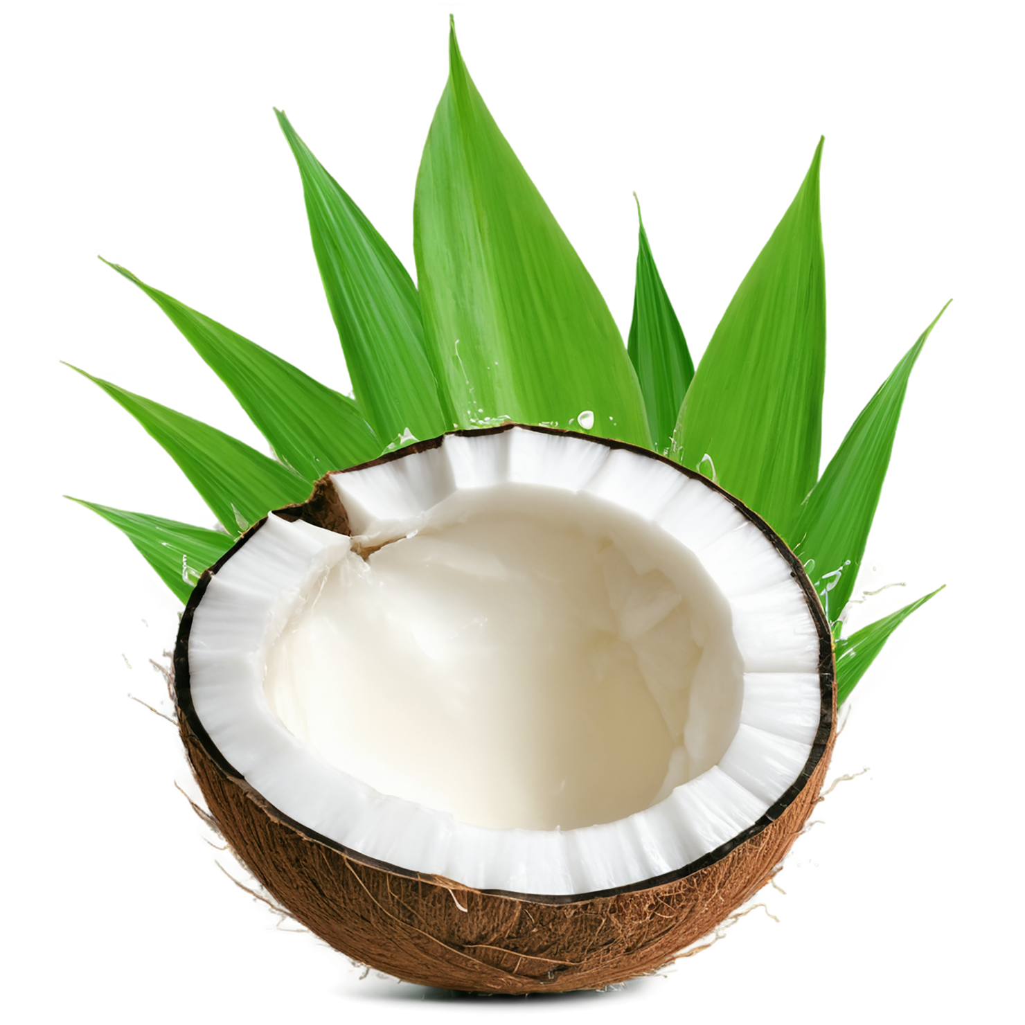 Coconut isolated on transparent background #2041