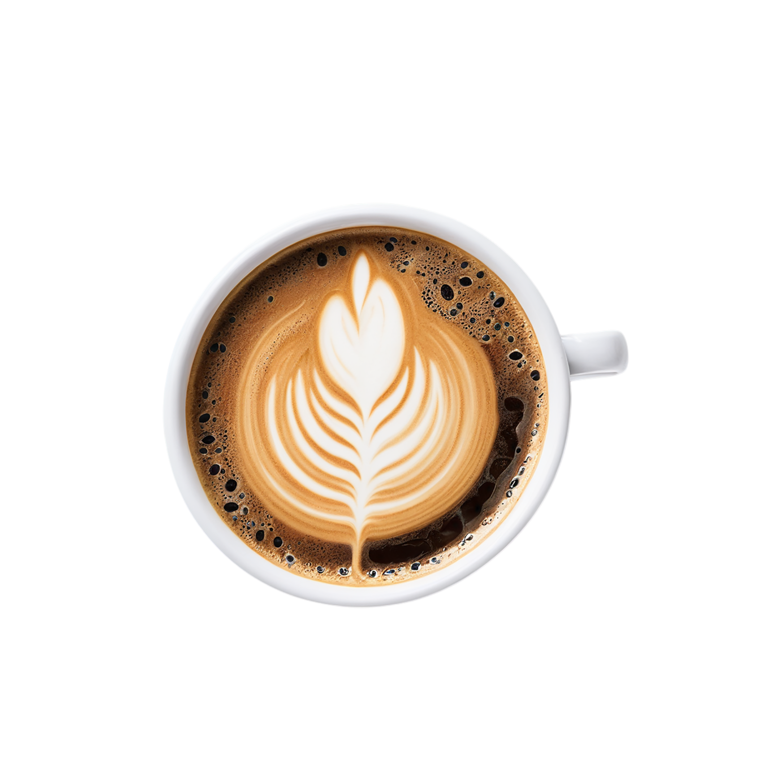 Cup of coffee beverage isolated on transparent background #2048
