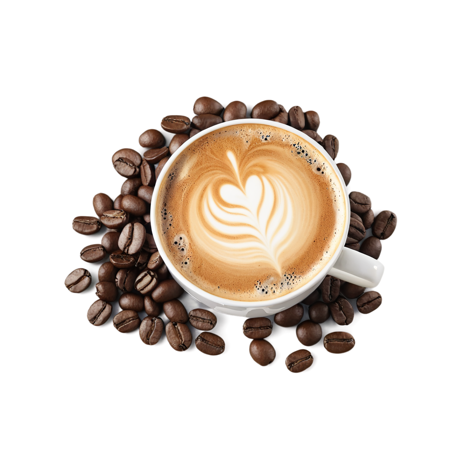 Cup of coffee beverage isolated on transparent background #2051