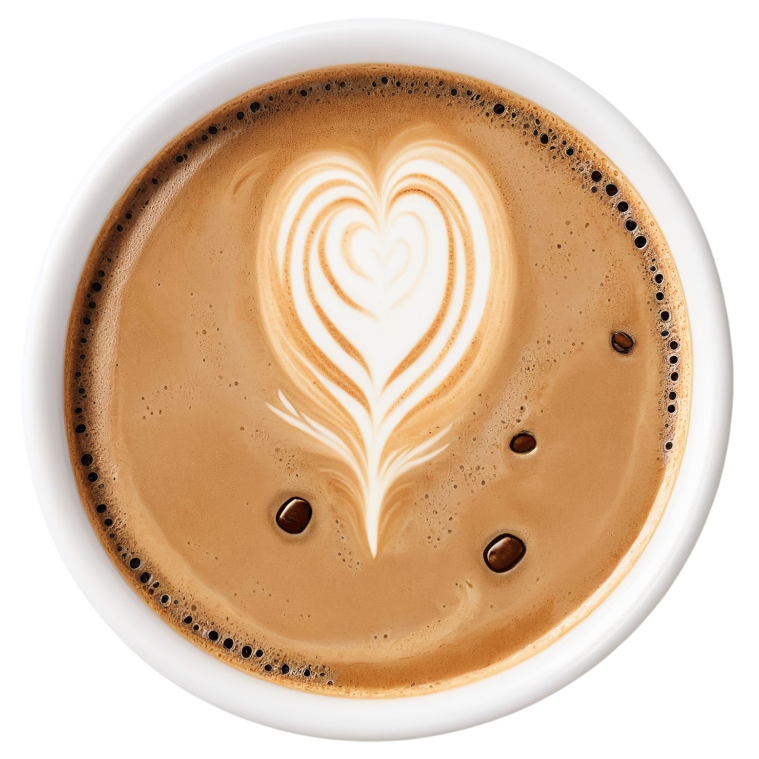 Cup of coffee beverage isolated on transparent background #2060