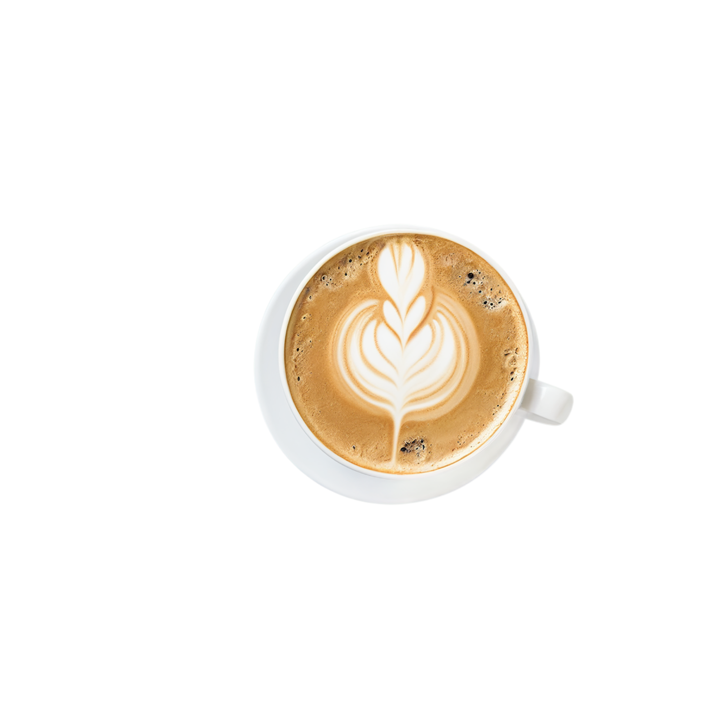 Cup of coffee beverage isolated on transparent background #2070