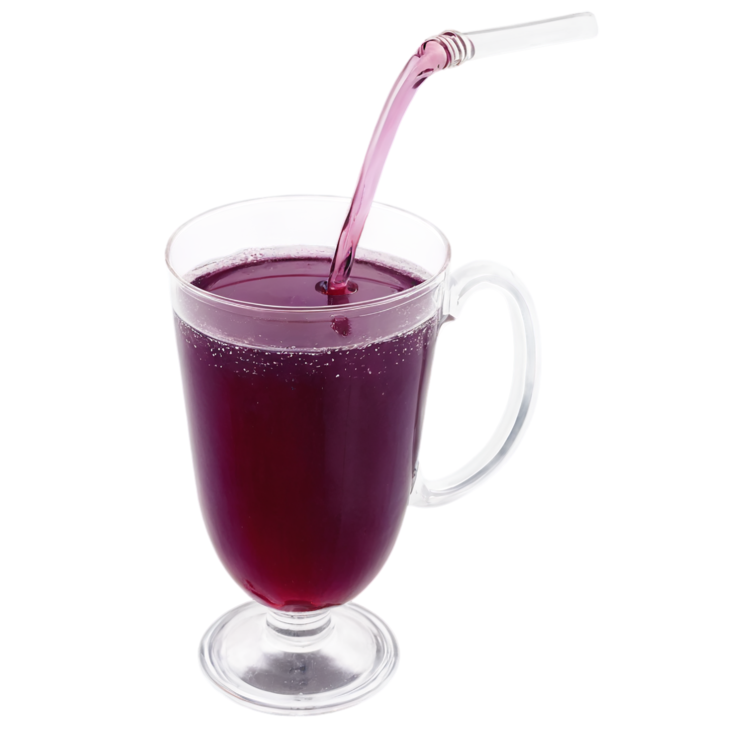 Glass of grape juice beverage isolated on transparent background #2152