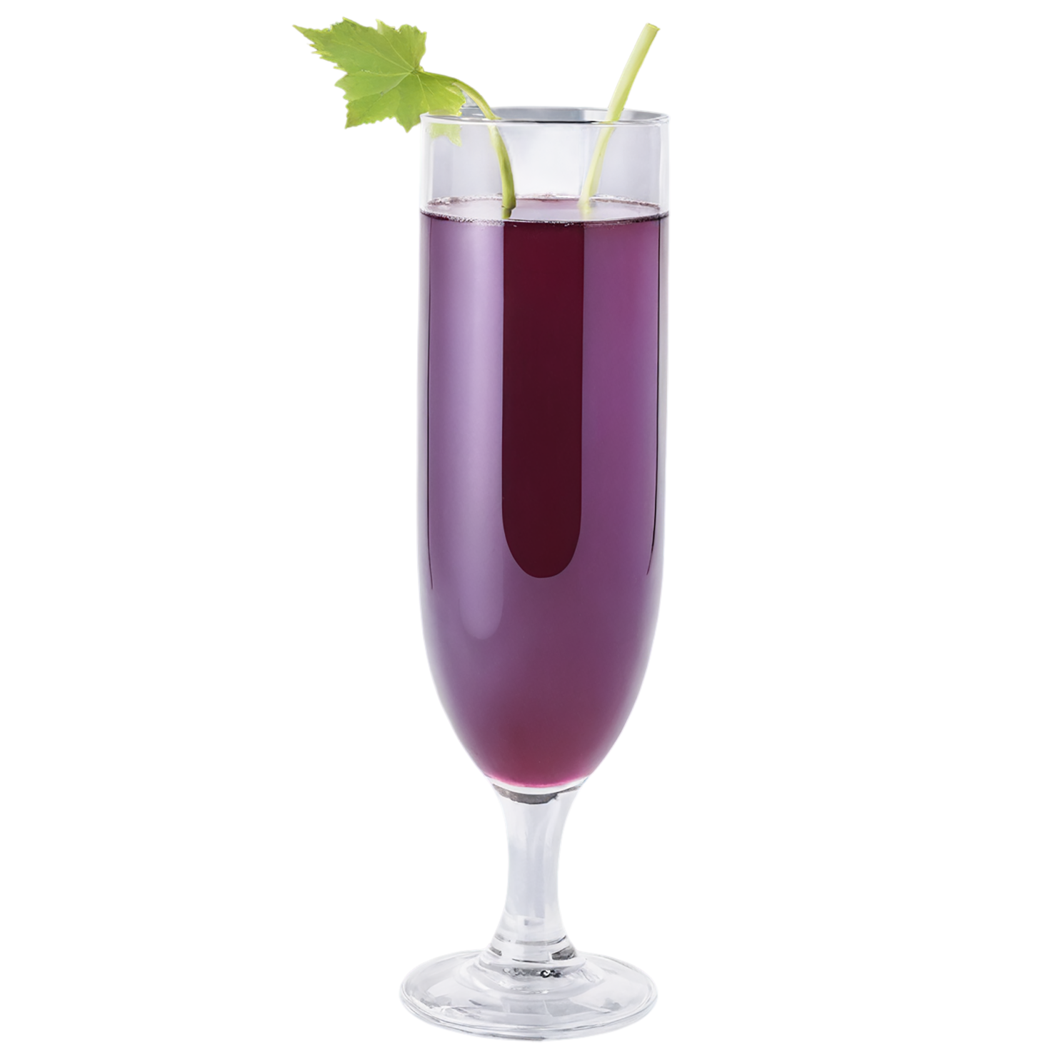 Glass of grape juice beverage isolated on transparent background #2153