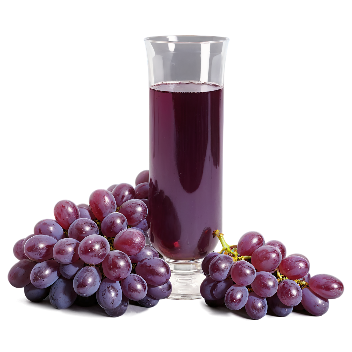 Glass of grape juice beverage isolated on transparent background #2159