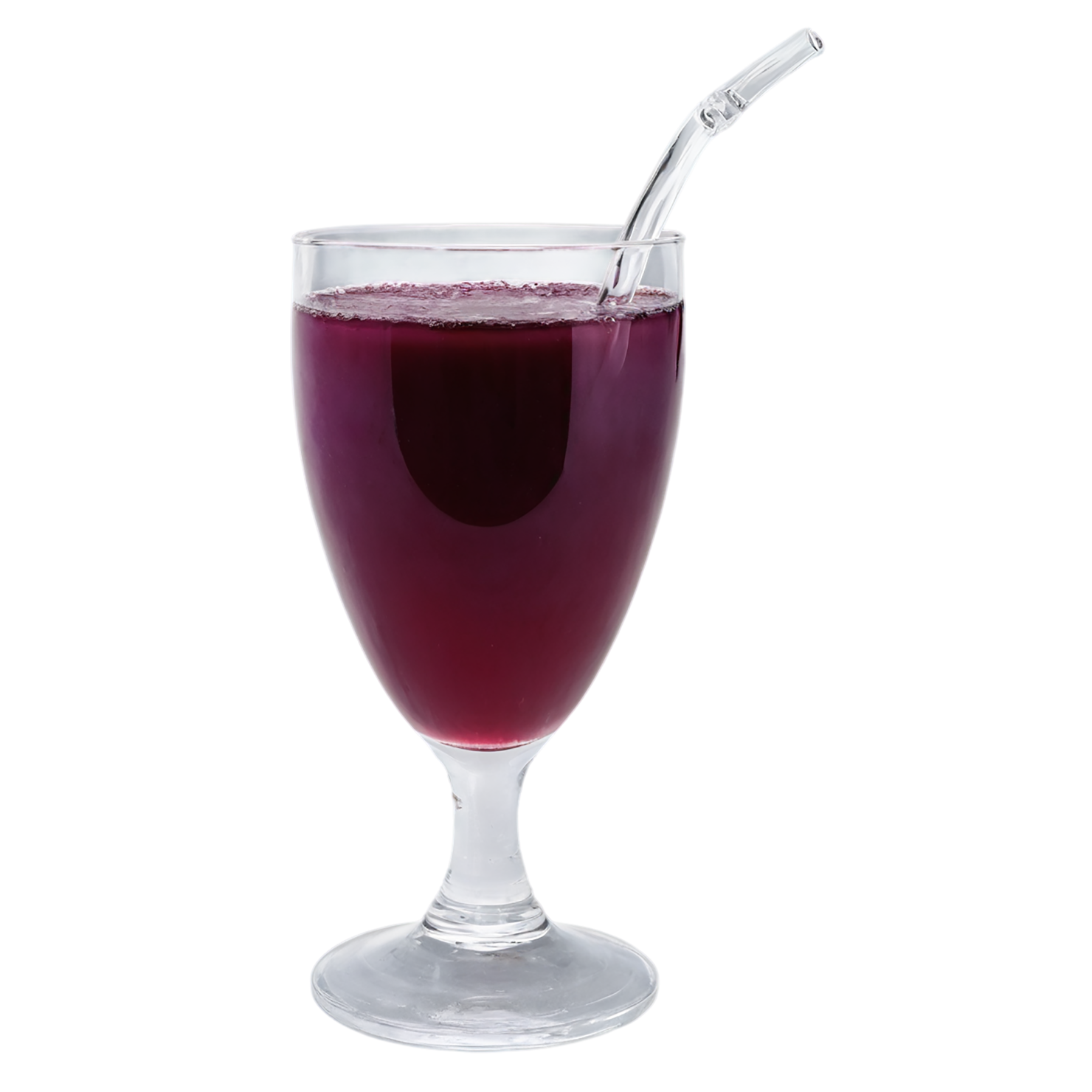 Glass of grape juice beverage isolated on transparent background #2172
