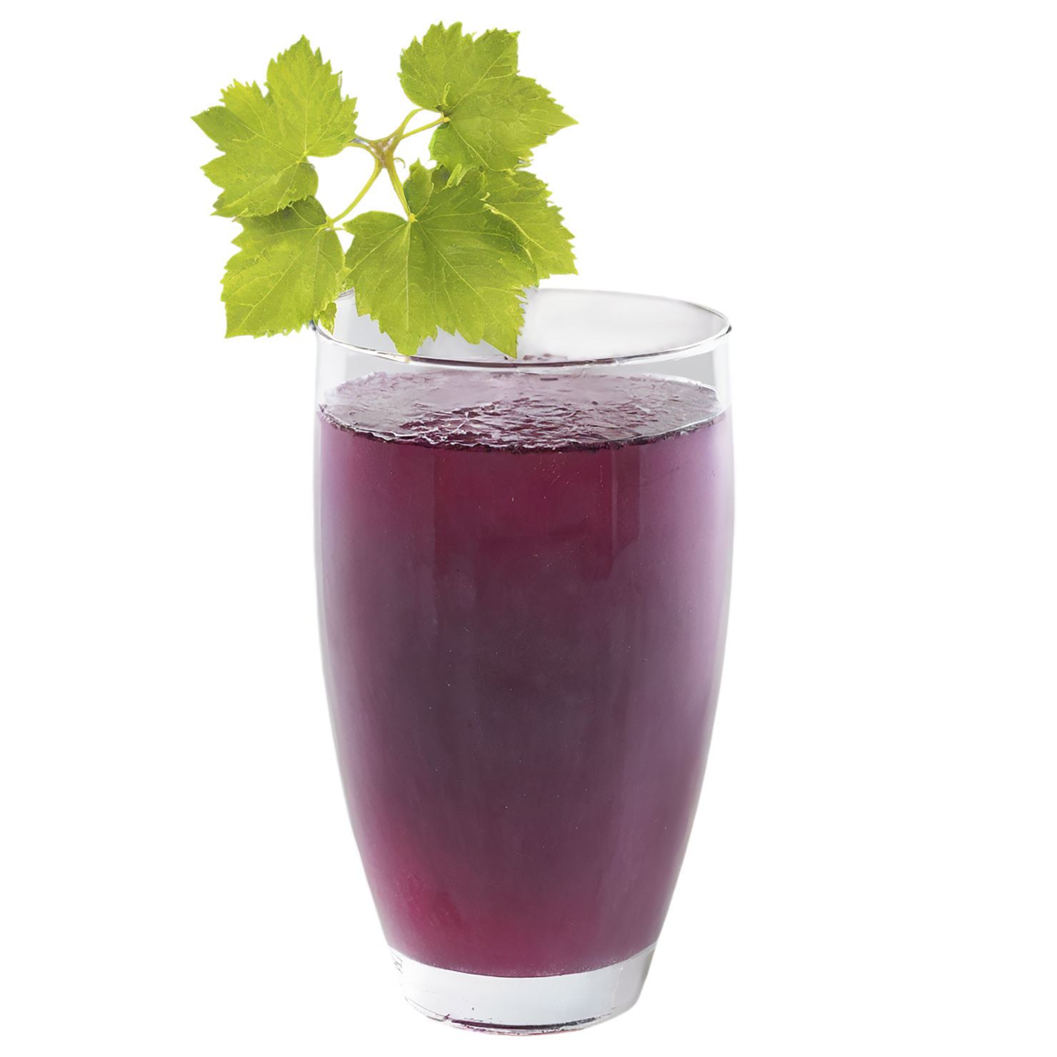 Glass of grape juice beverage isolated on transparent background #2175