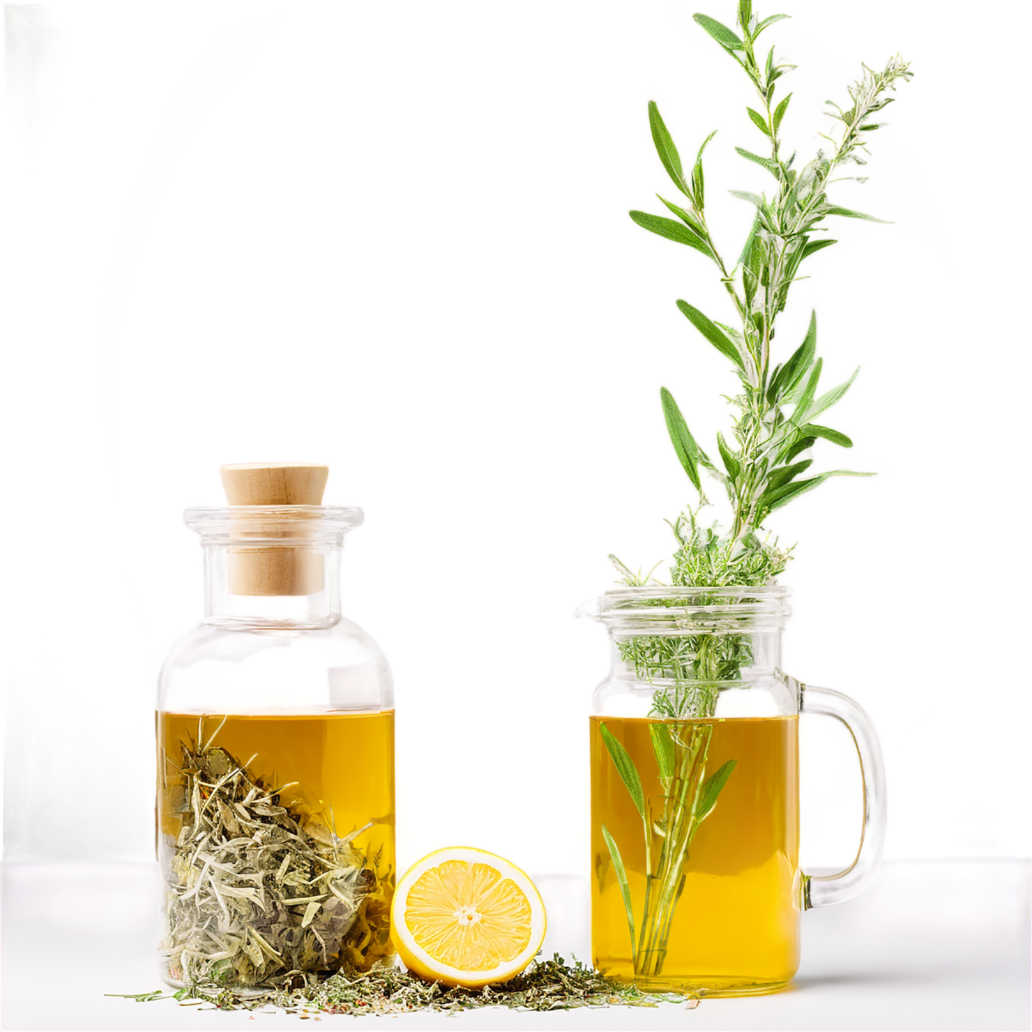 Herbal infusions isolated on transparent background #2176