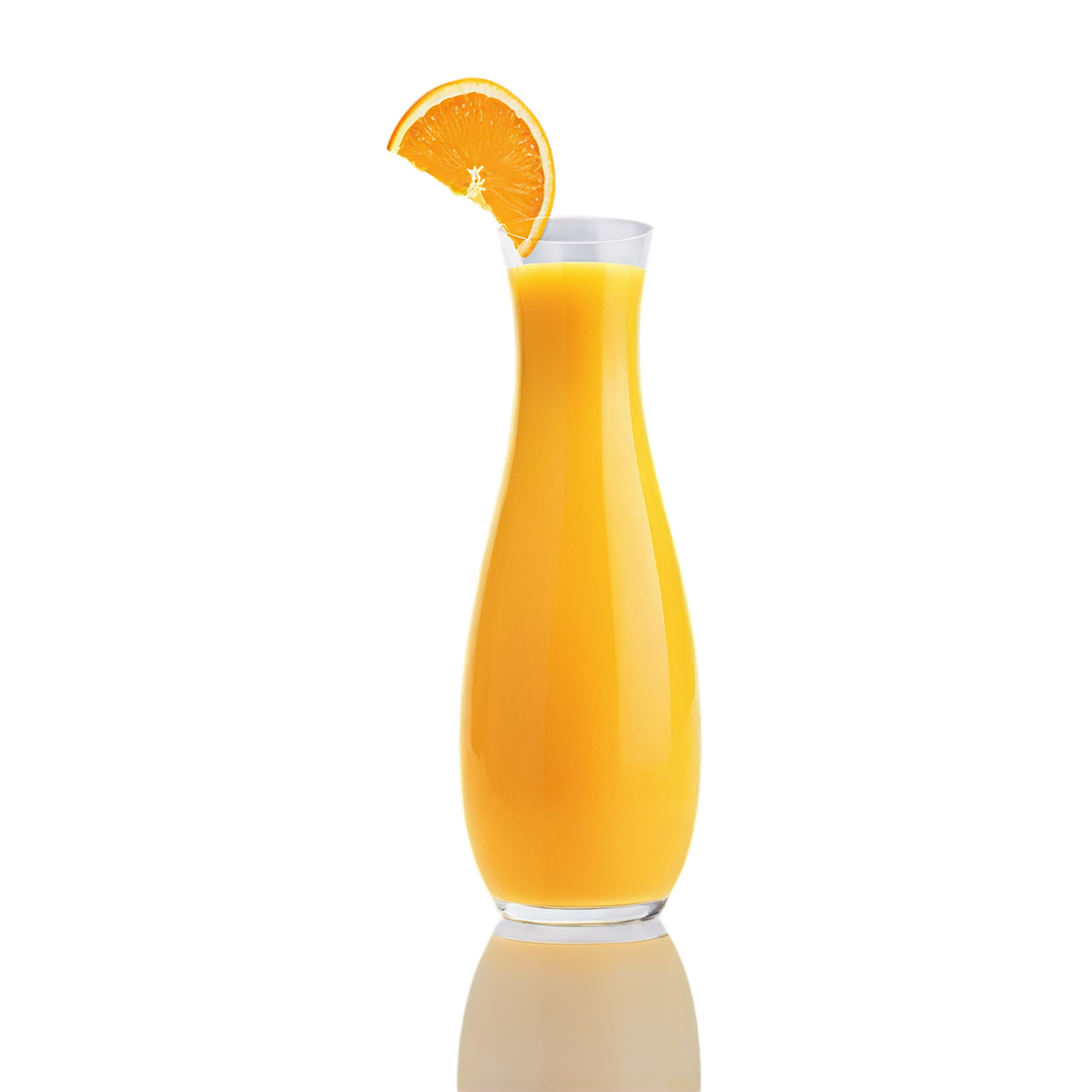 Glass of orange juice beverage isolated on transparent background #2383