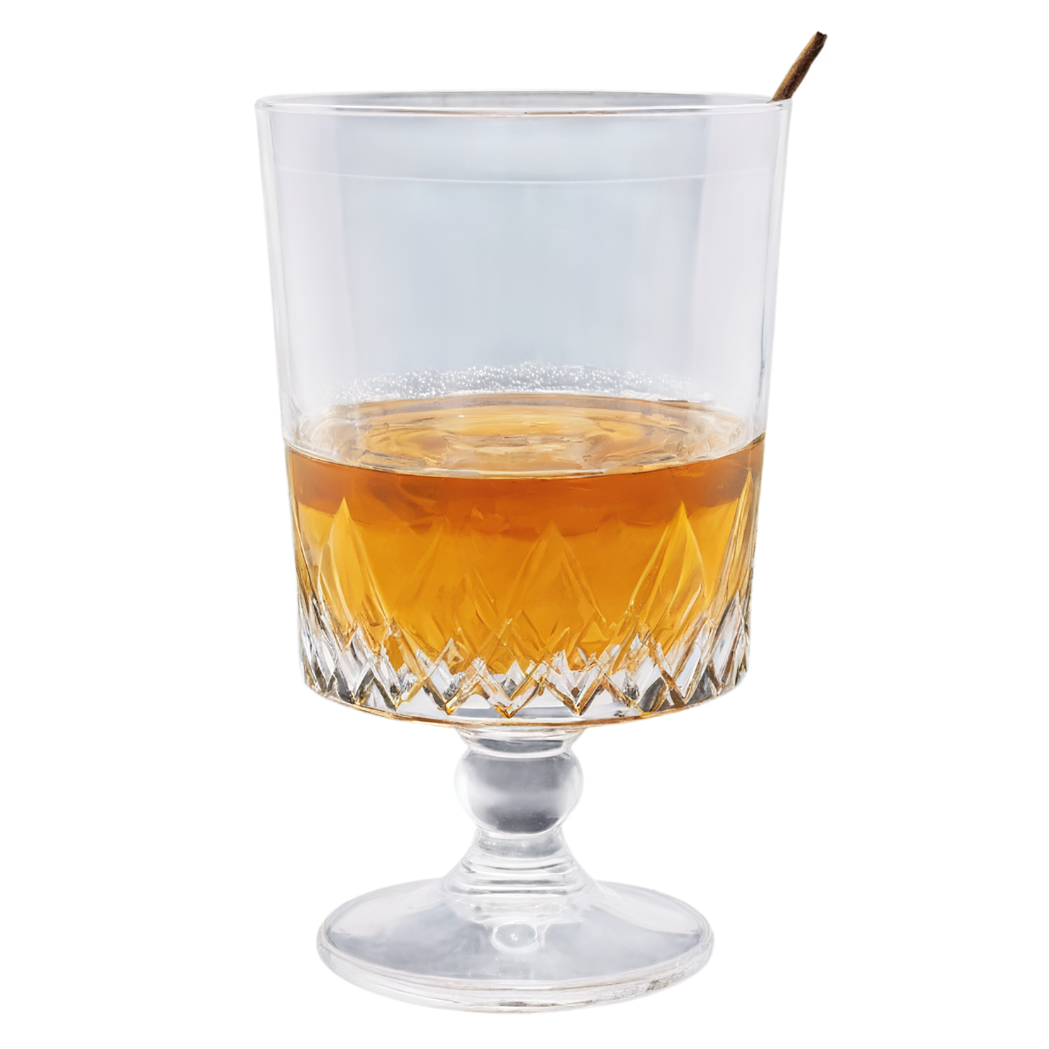 Glass of rum beverage isolated on transparent background #2441