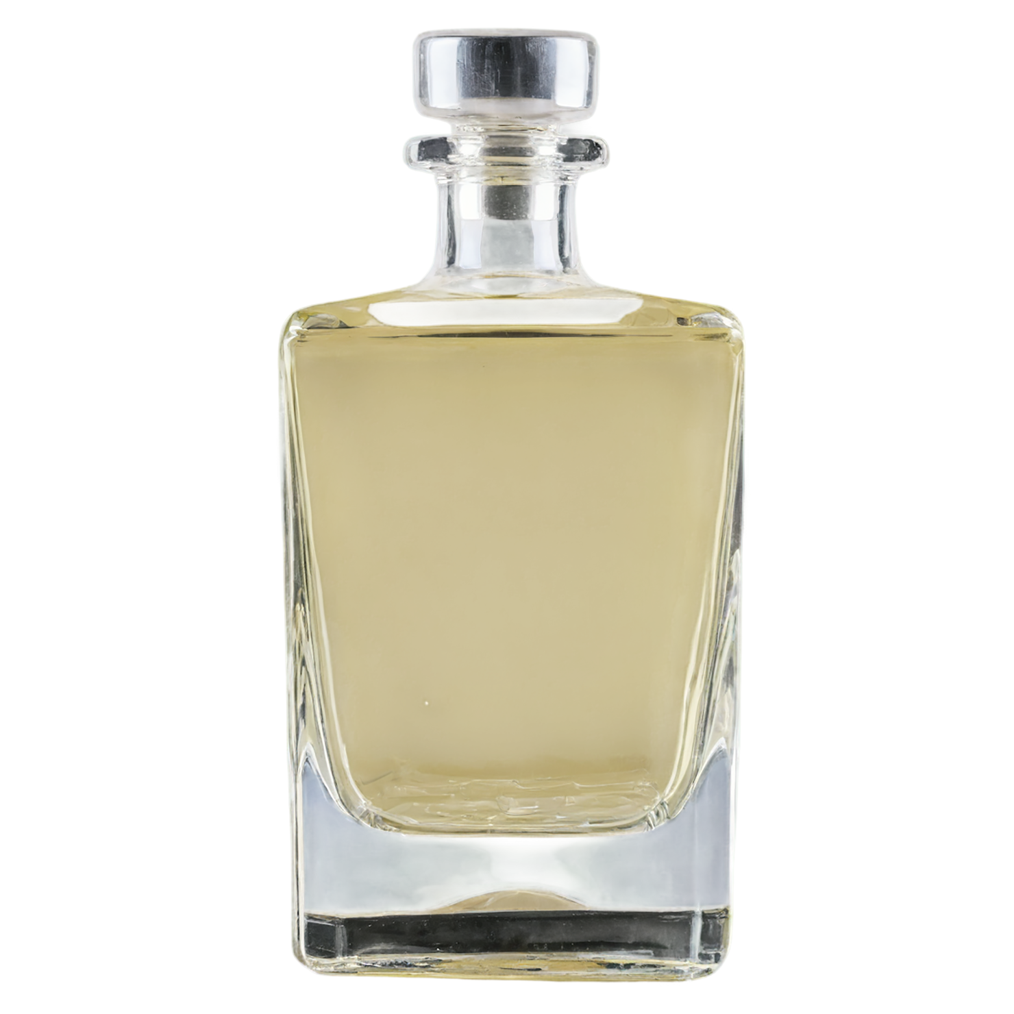 Glass bottle of tequila beverage isolated on transparent background #2446