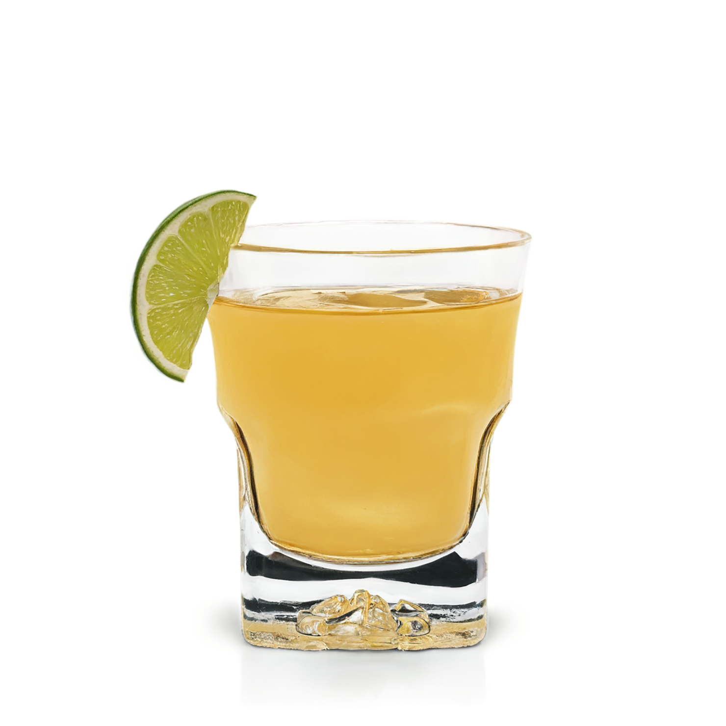 Glass of tequila with lime beverage isolated on transparent background #2461
