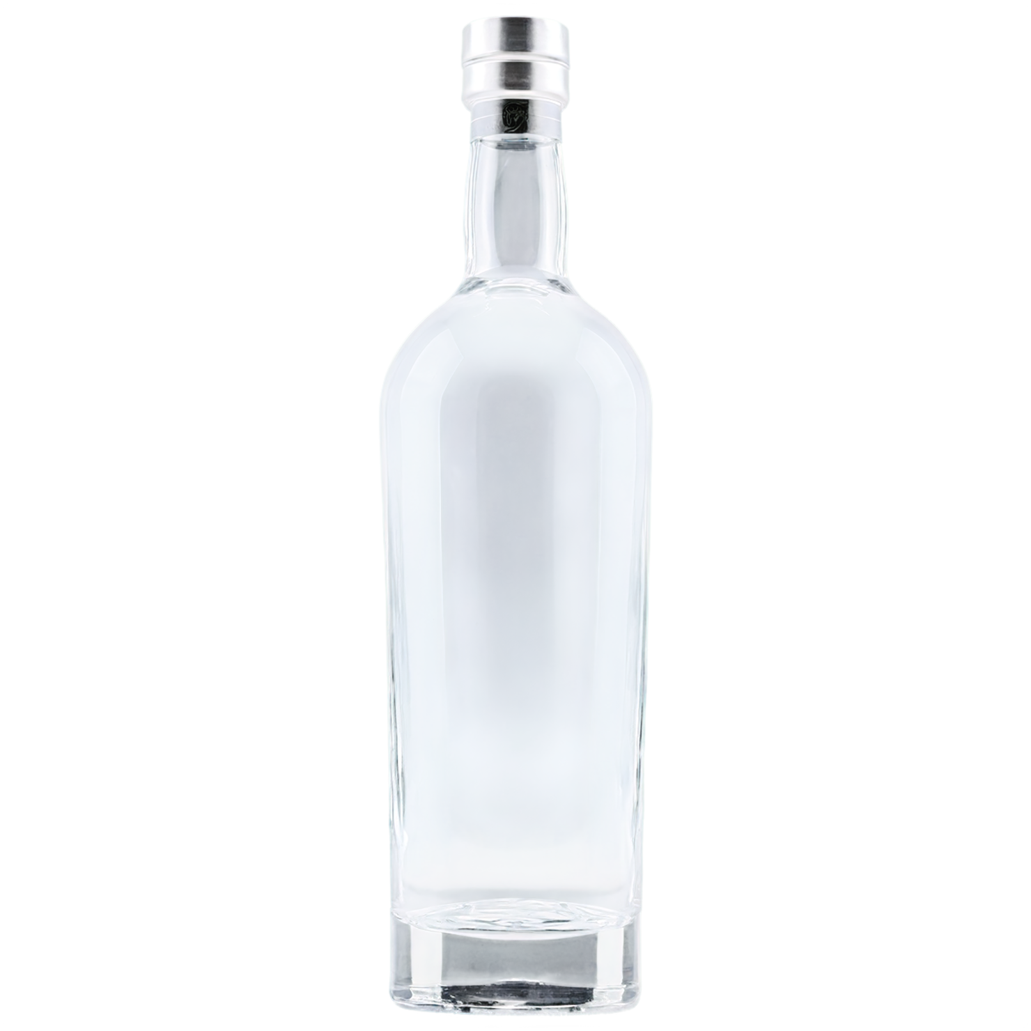 Glass bottle of vodka  beverage isolated on transparent background #2465