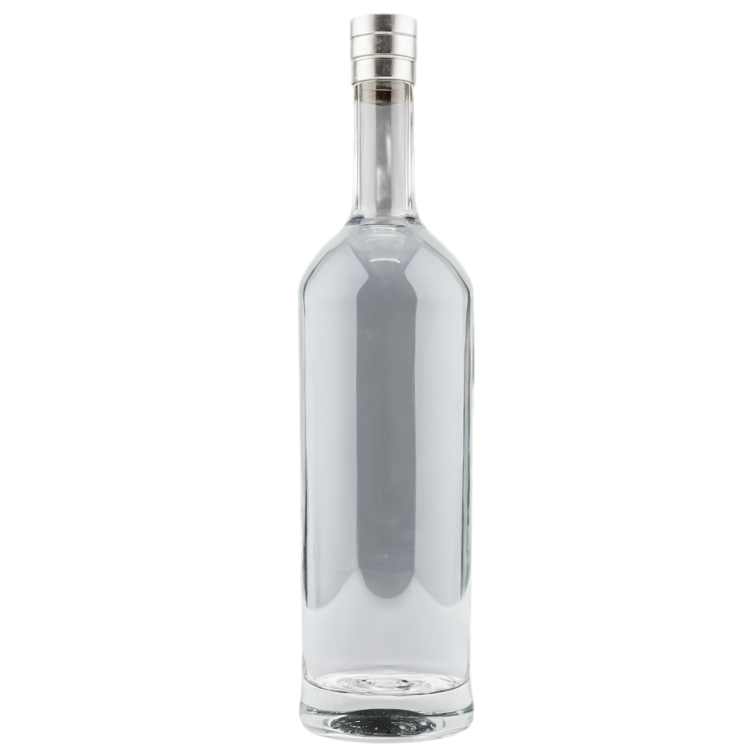 Glass bottle of vodka  beverage isolated on transparent background #2466