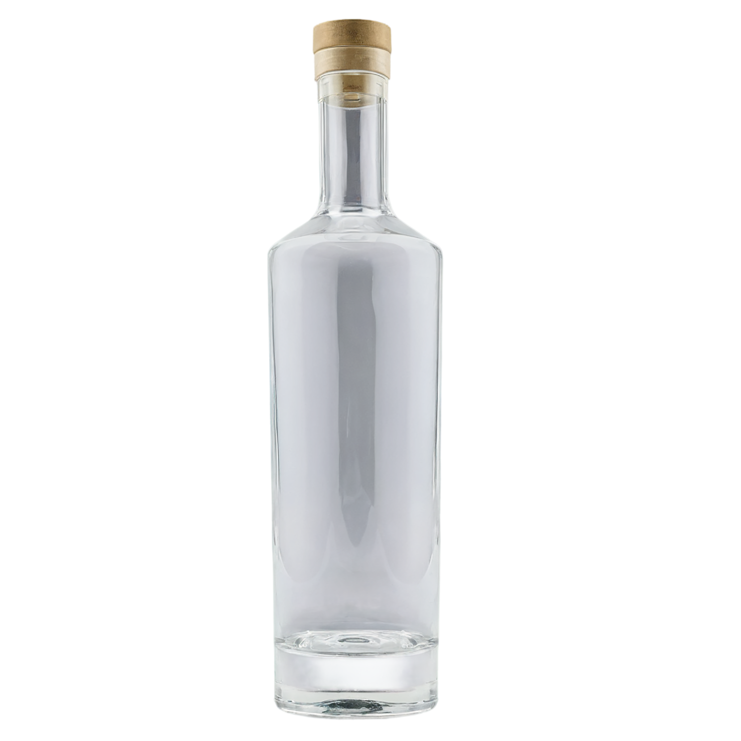 Glass bottle of vodka  beverage isolated on transparent background #2469
