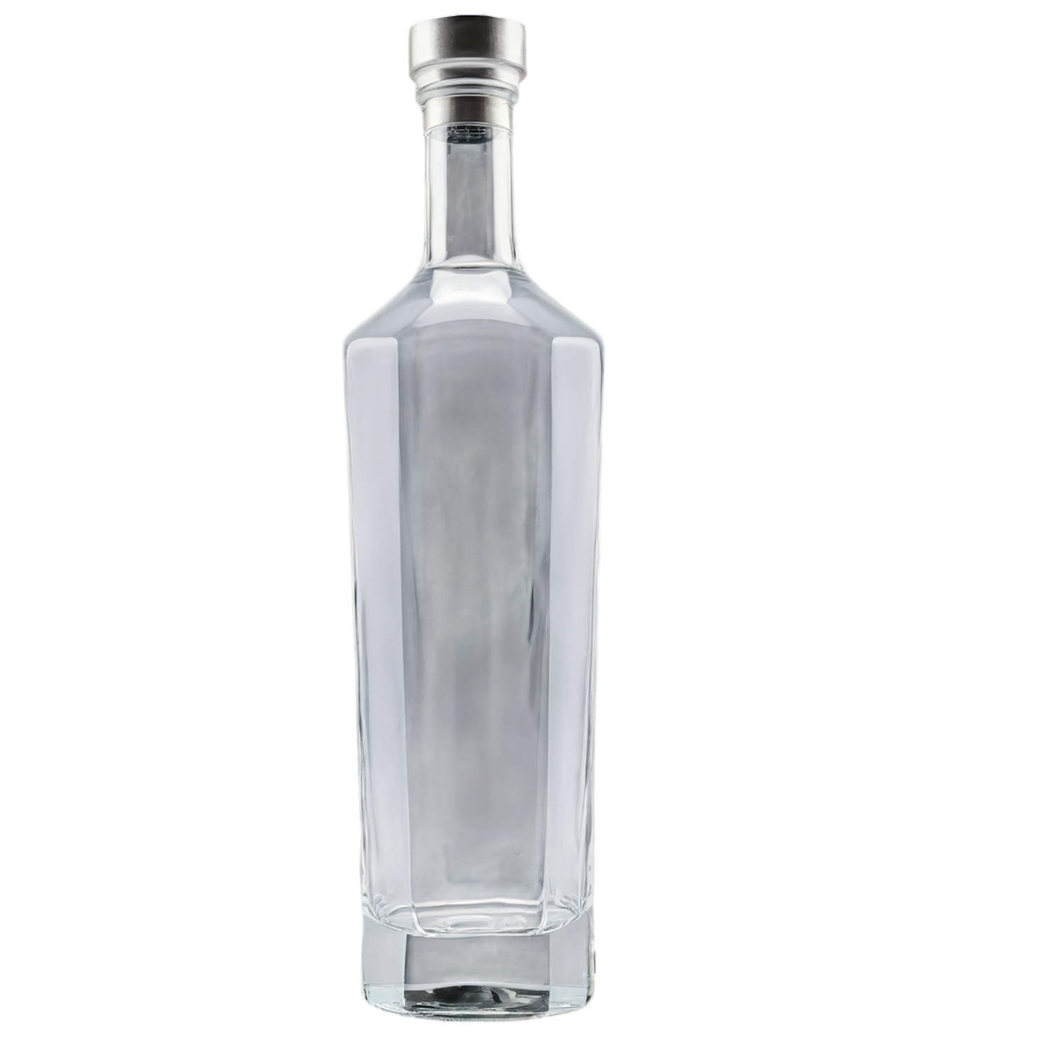 Glass bottle of vodka  beverage isolated on transparent background #2470