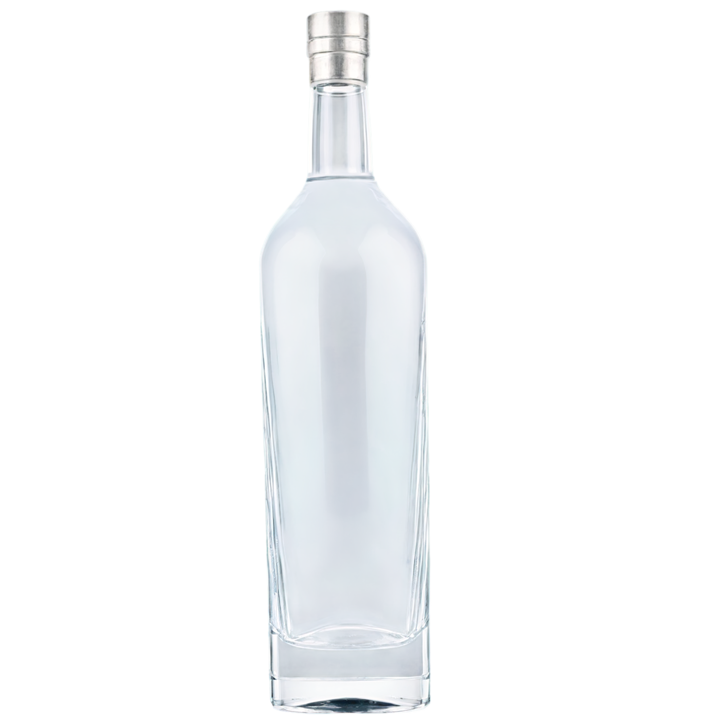 Glass bottle of vodka  beverage isolated on transparent background #2475